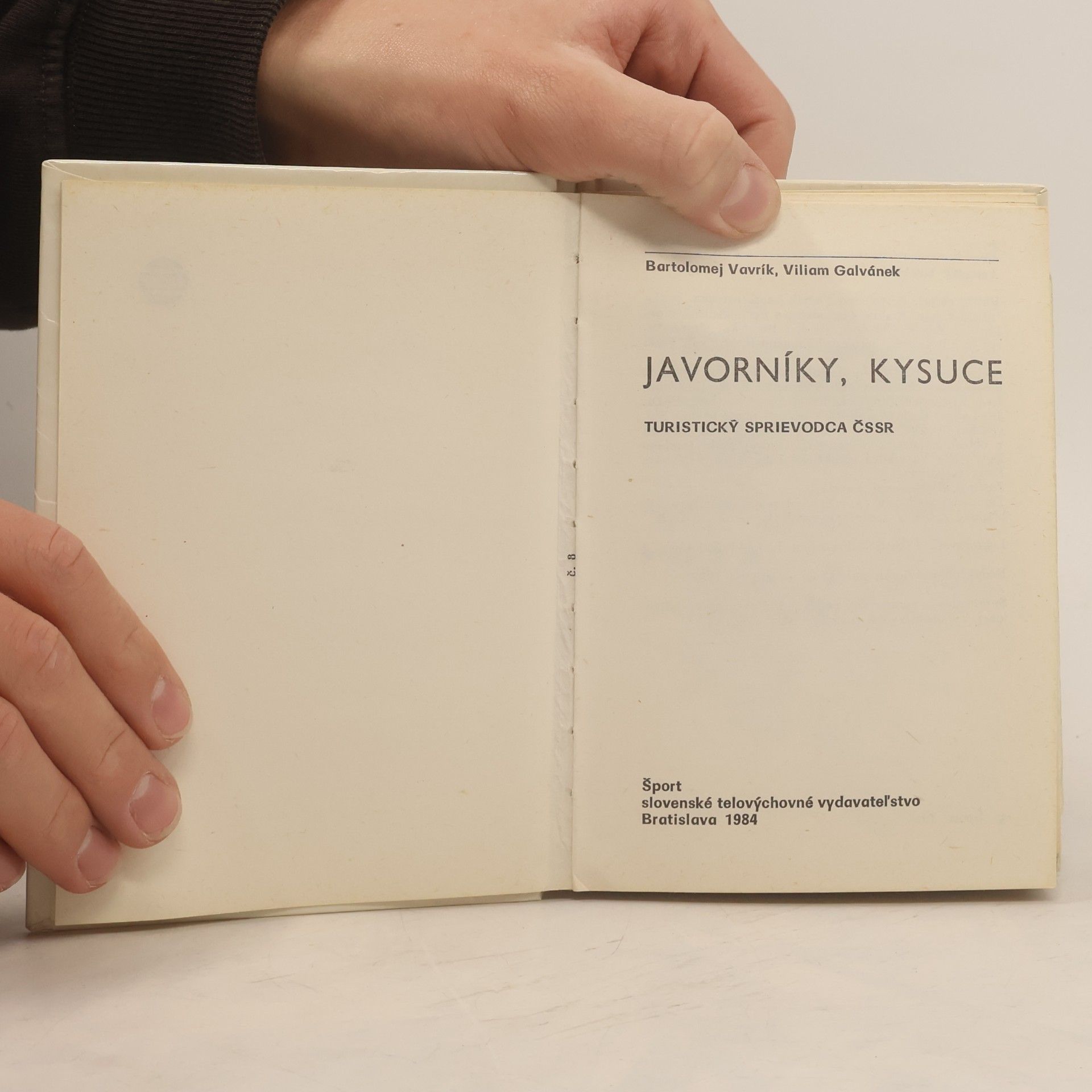Viliam Galvánek Javorníky, Kysuce. Turistický sprievodca ČSSR 14
