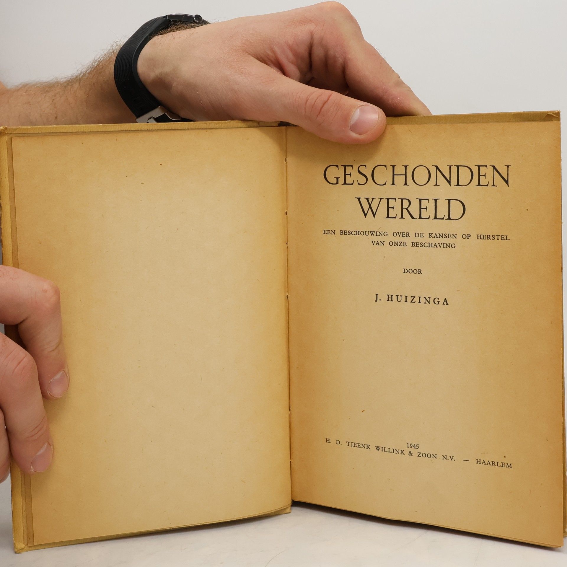 Johan Huizinga Geschonden wereld