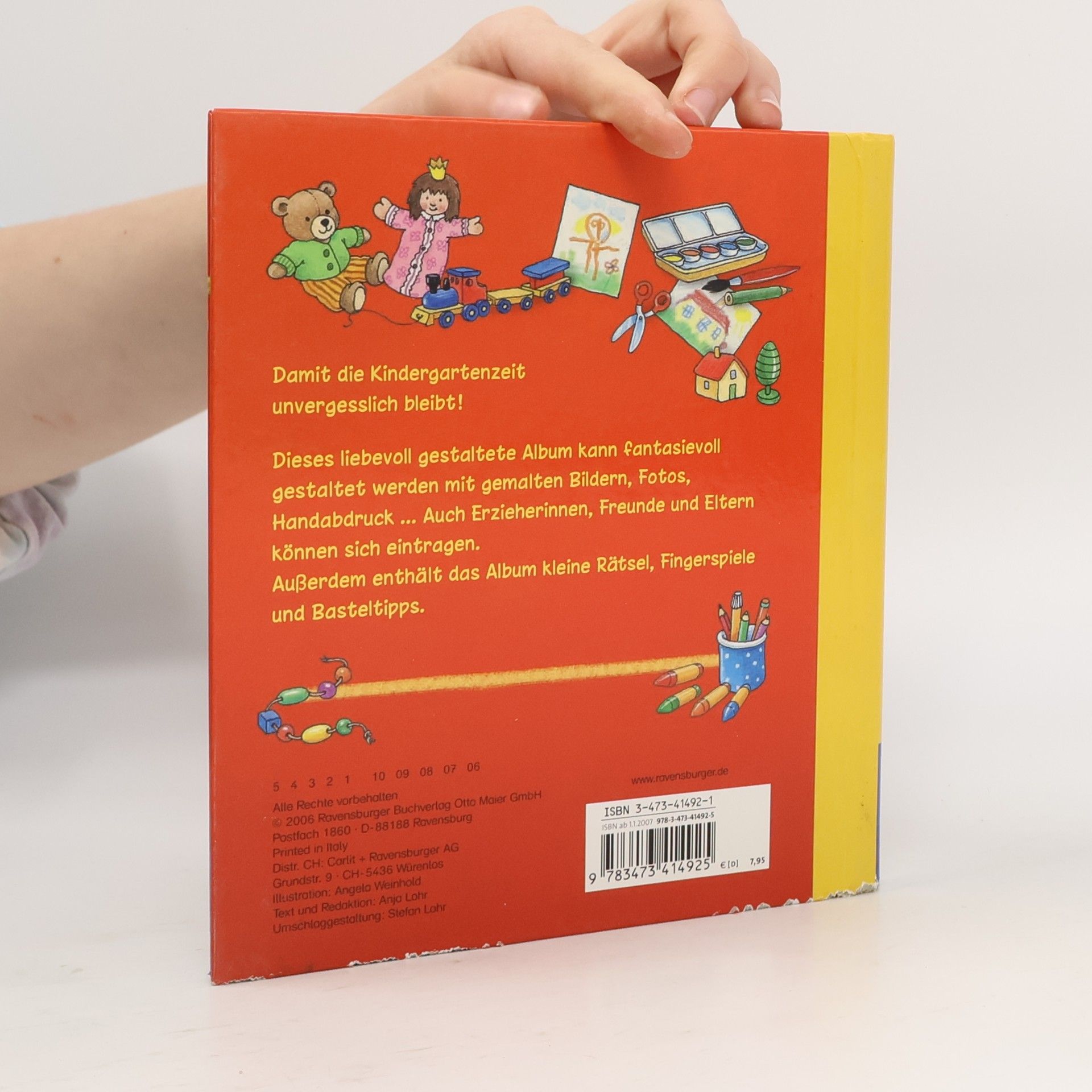 Angela Weinhold Jetzt komme ich in den Kindergarten. Mein buntes Kindergartenalbum