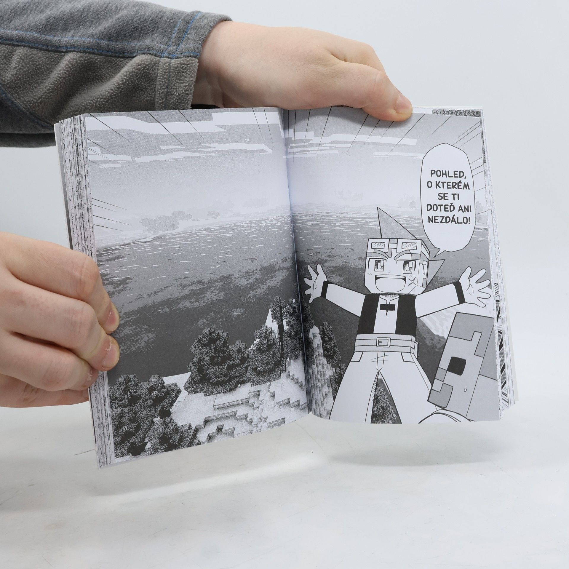 Kazujoši Seto Minecraft manga: Cesta na konec světa 1