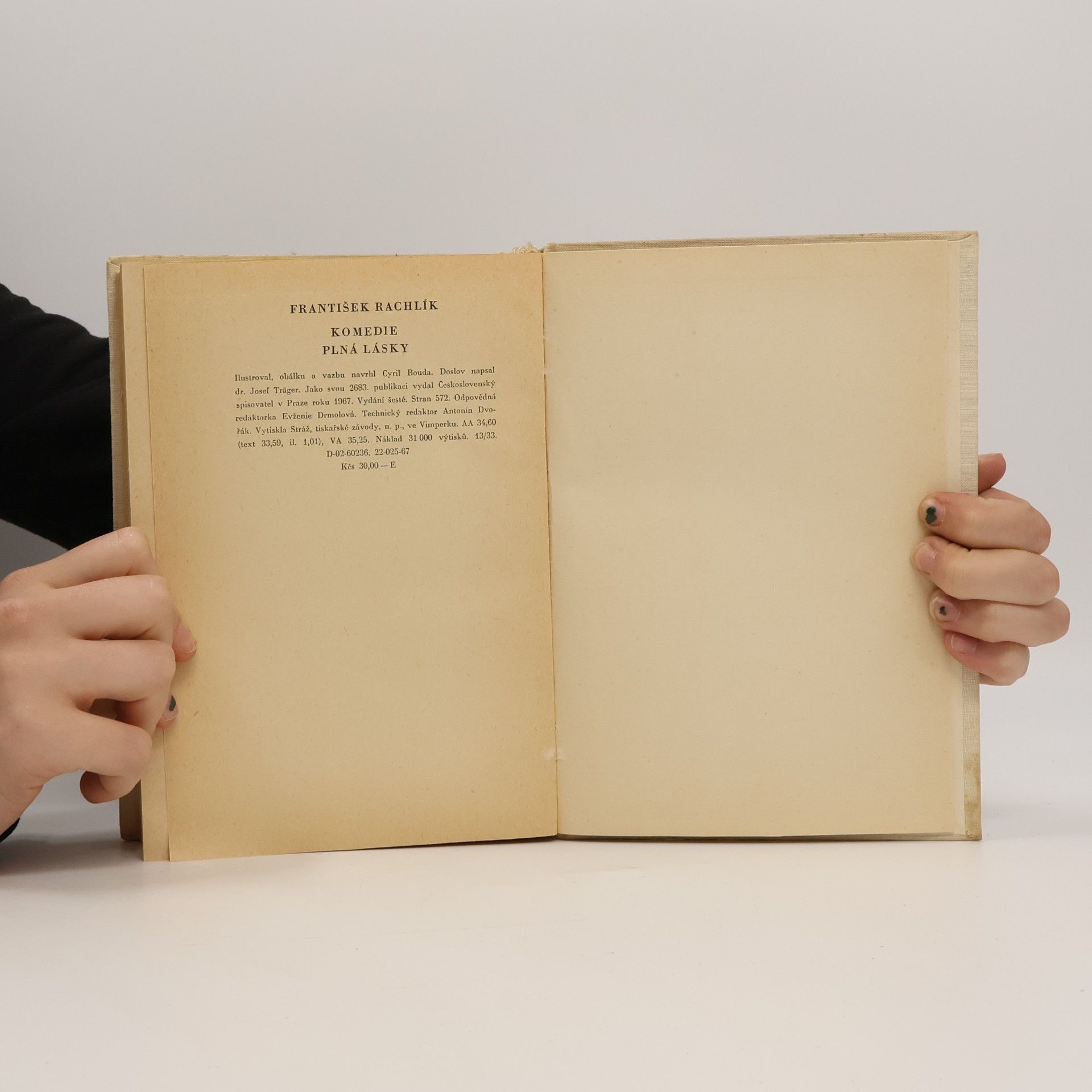 František Rachlík Komedie plná lásky