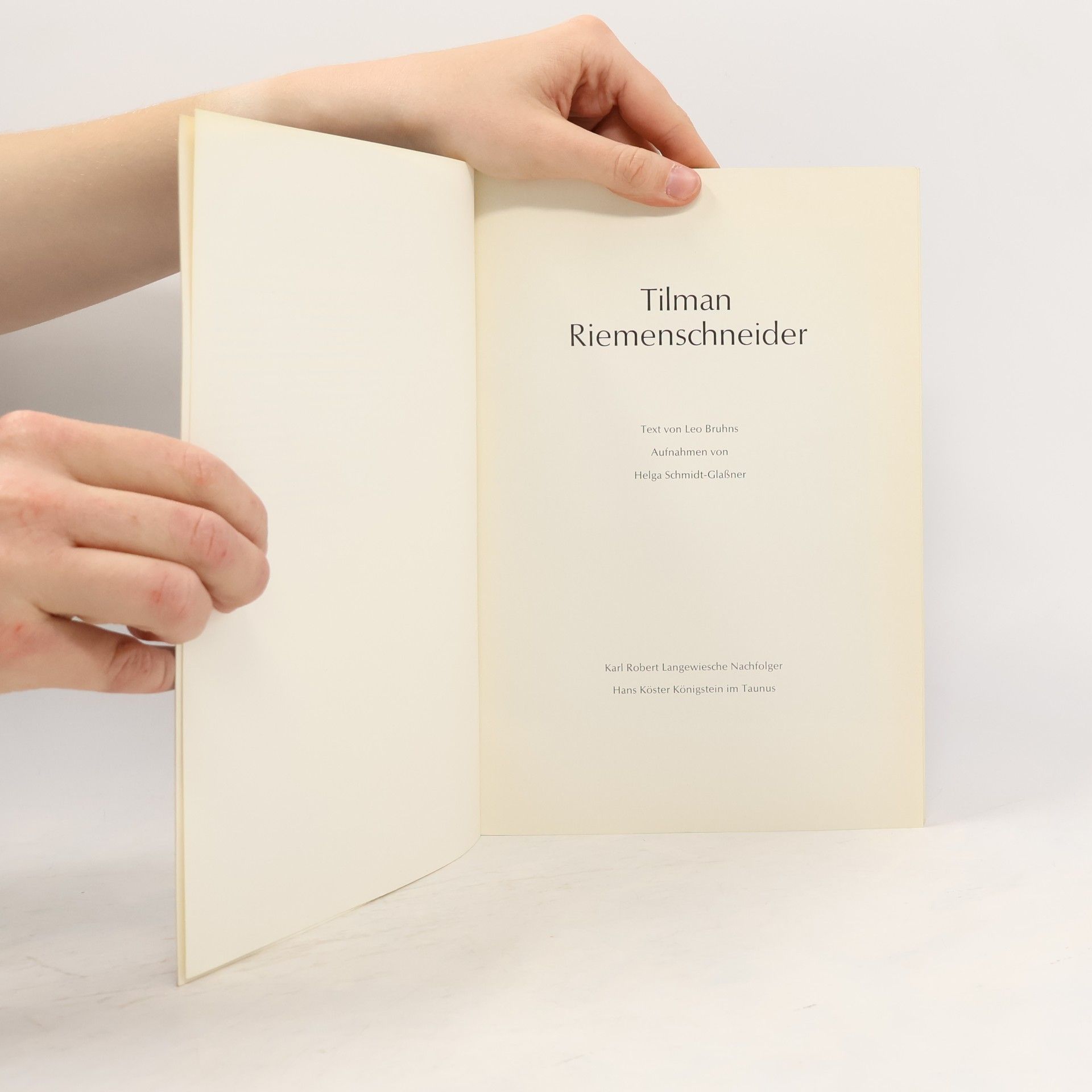 Various authors Tilman Riemenschneider