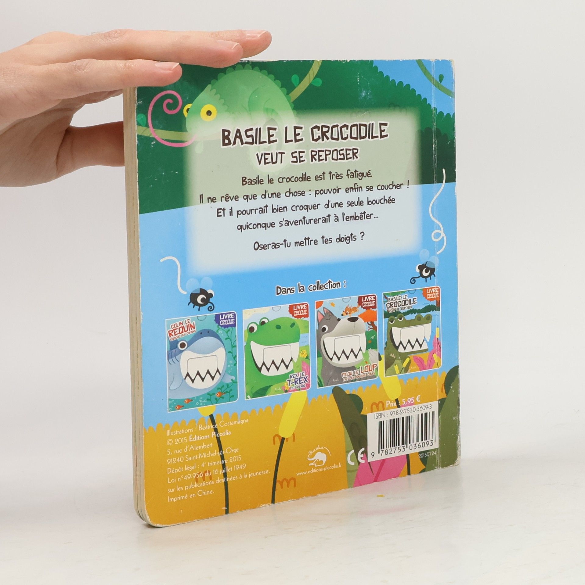 Basile le crocodile veut se reposer