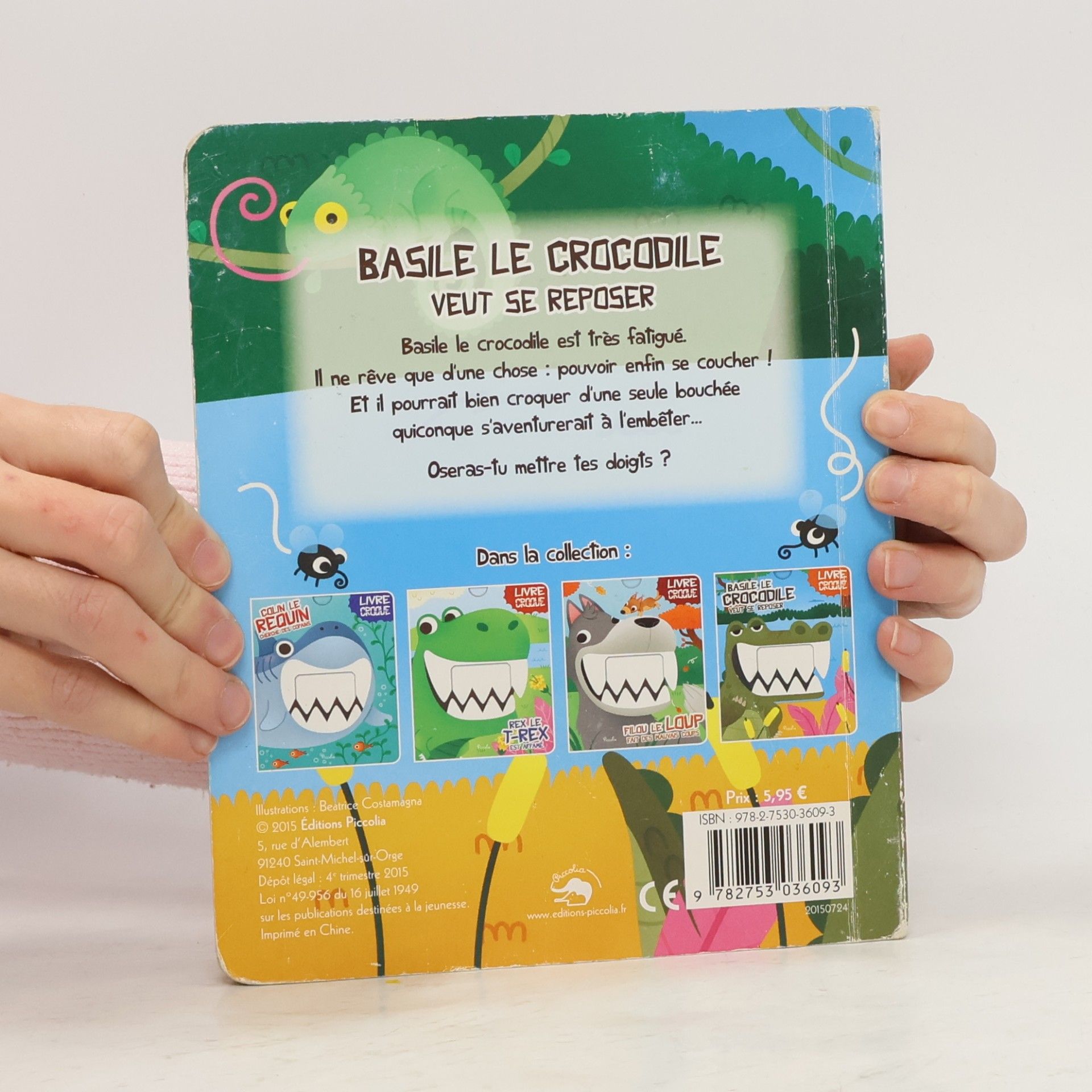 Basile le crocodile veut se reposer