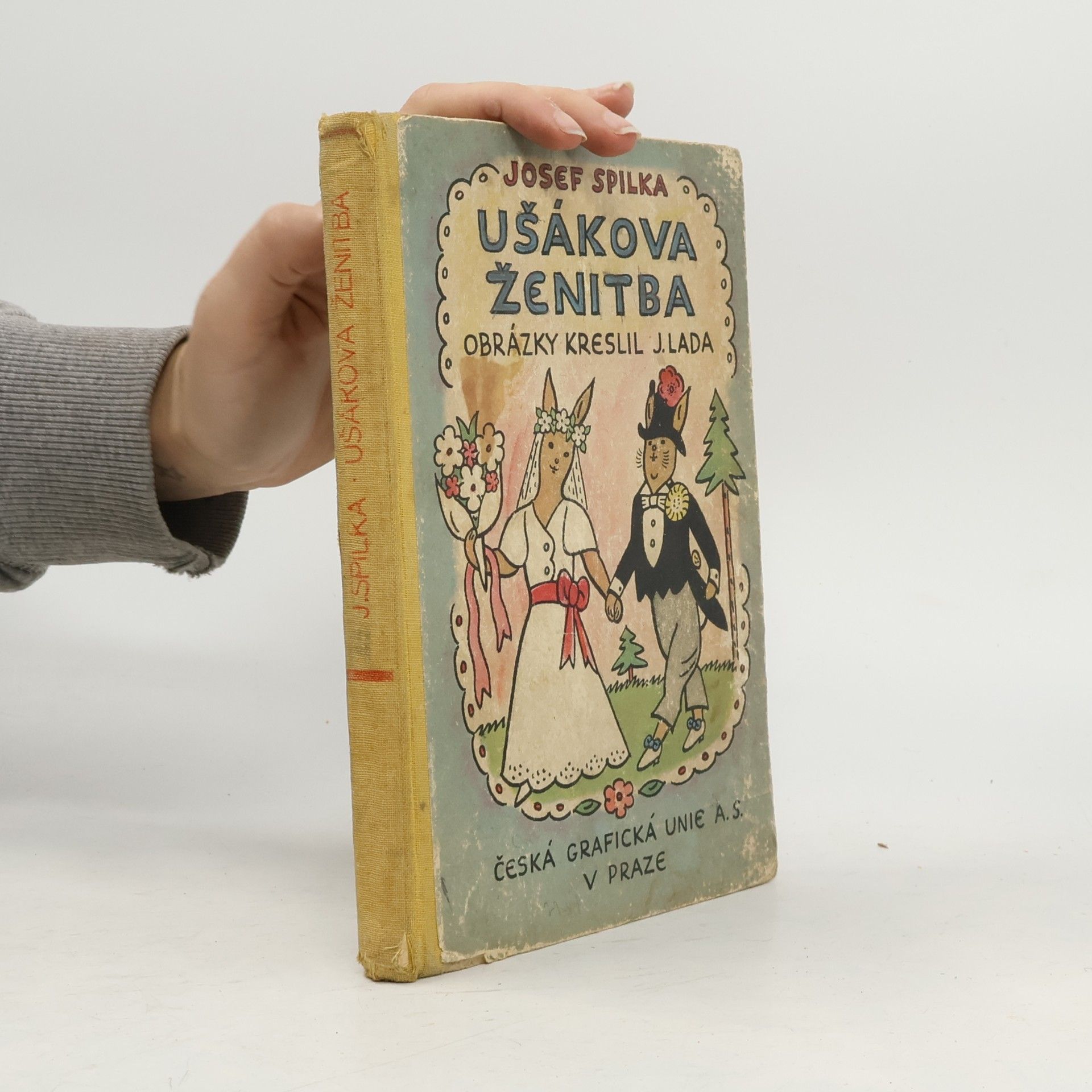 Ušákova ženitba : Veselé verše s obrázky ... Josefa Lady
