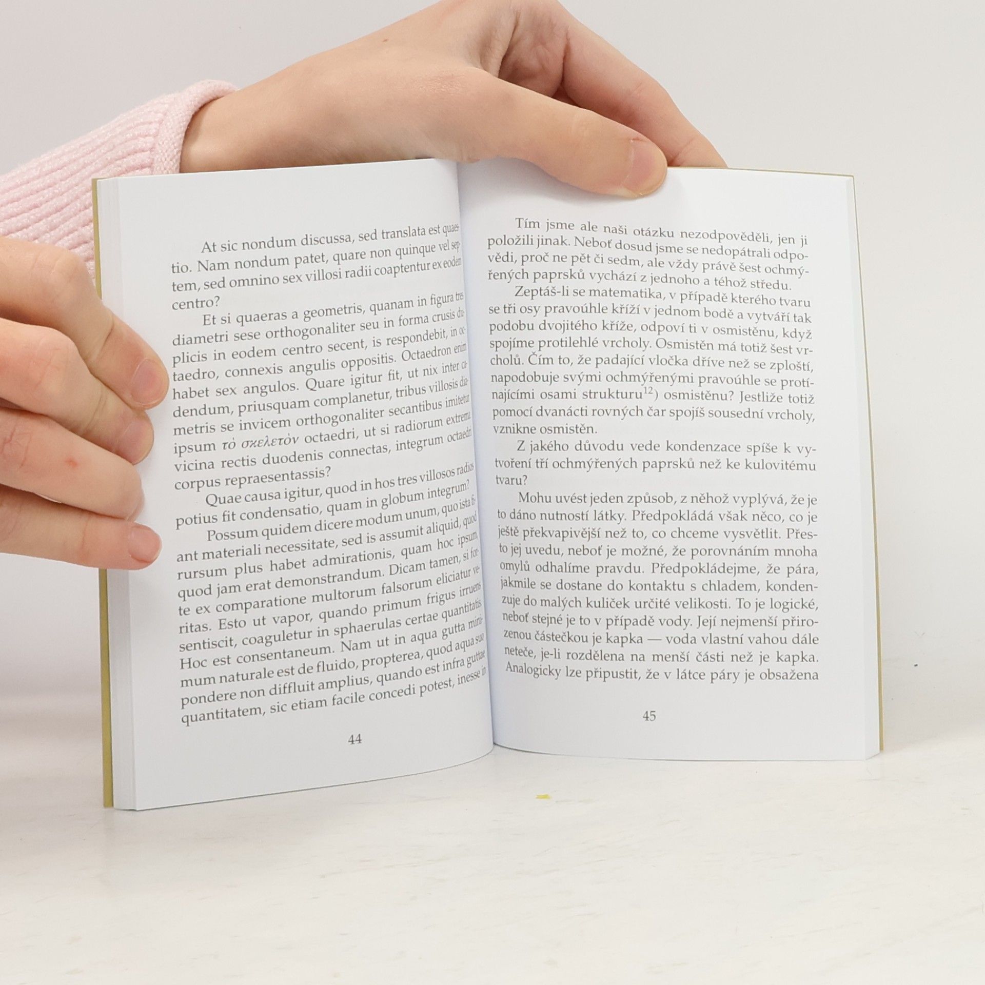 Johannes Kepler O šestiúhelné sněhové vločce – poutavé čtení o „ničem“