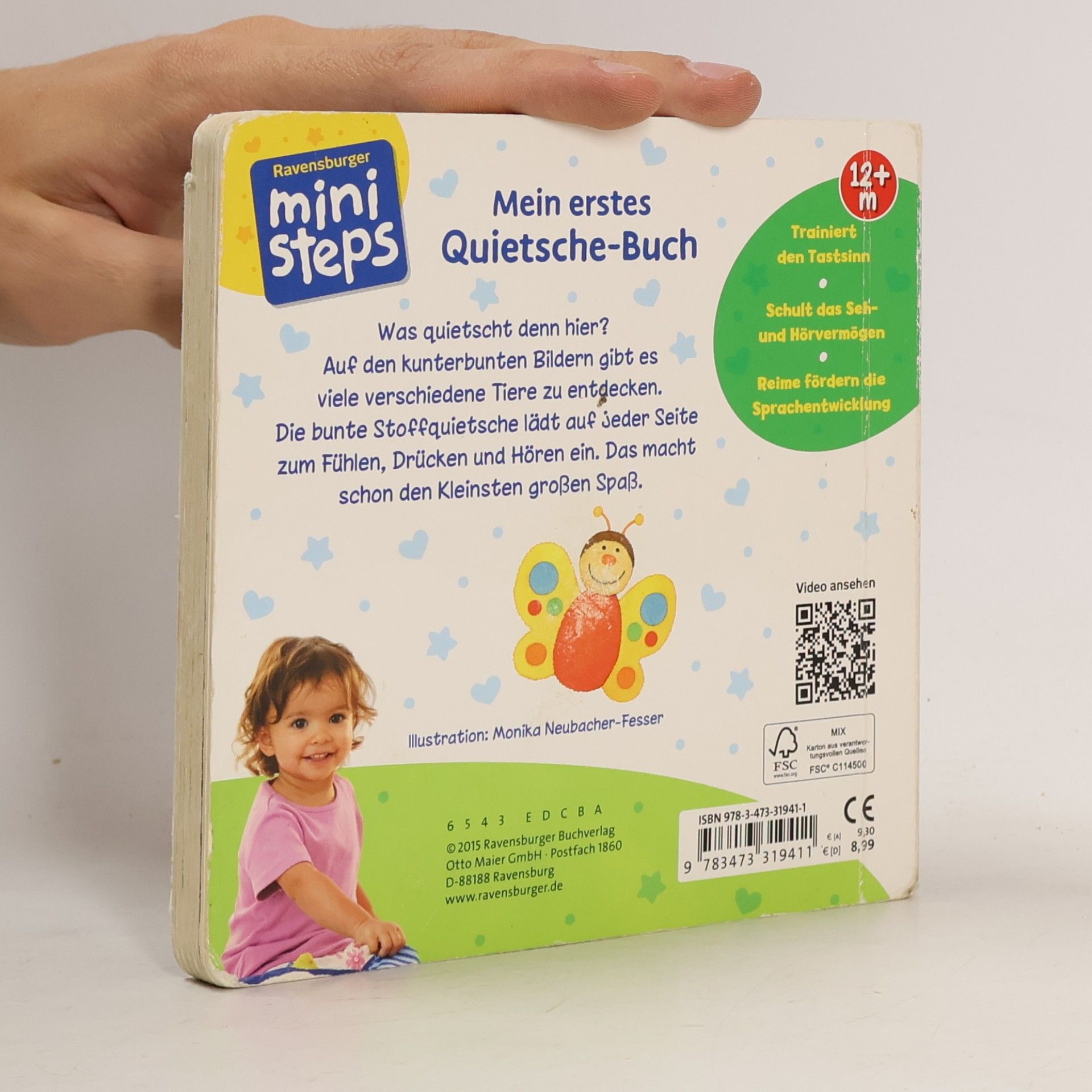 Monika Neubacher Fesser Mein erstes Quietschebuch. Ab 12 Monaten