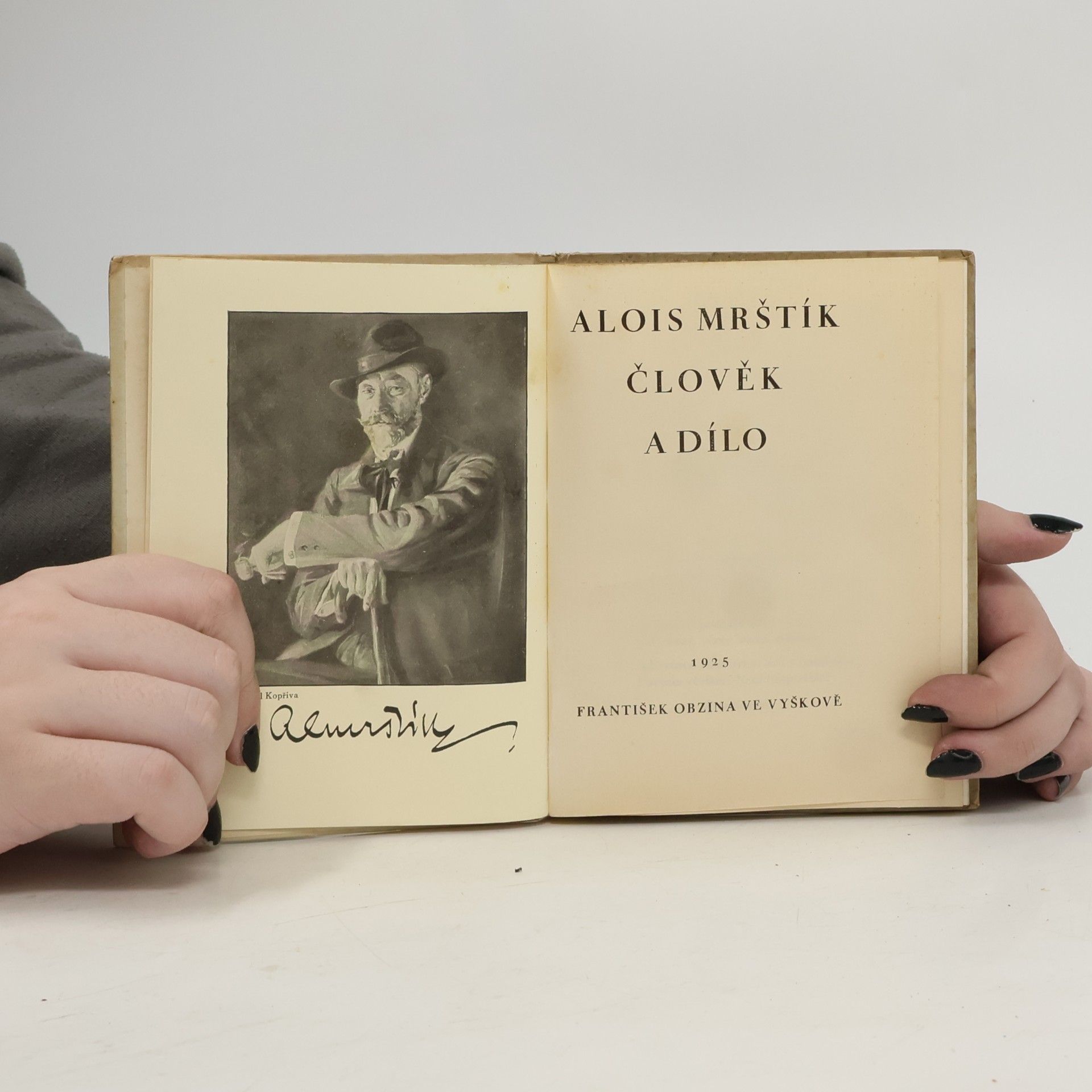 Adolf Veselý Alois Mrštík : člověk a dílo