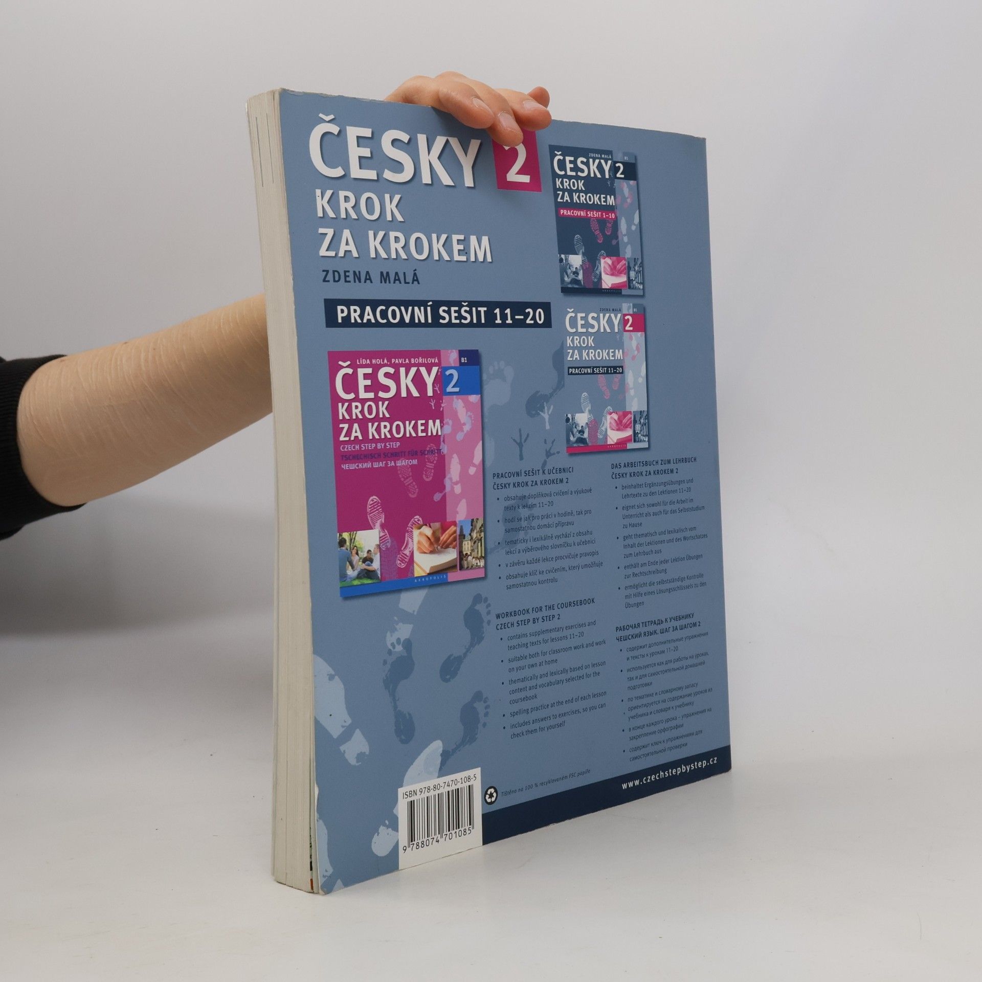 Zdena Malá Česky krok za krokem 2. B1. Pracovní sešit 11-20