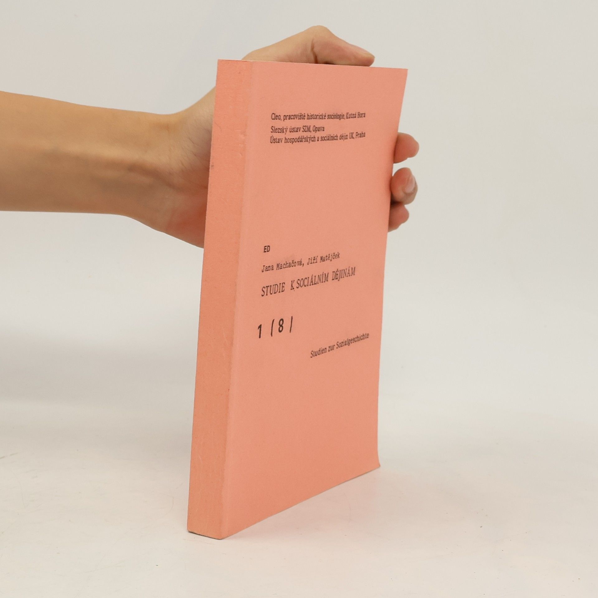 Studie k sociálním dějinám. 1, Studie k sociálním dějinám 19. století, 8