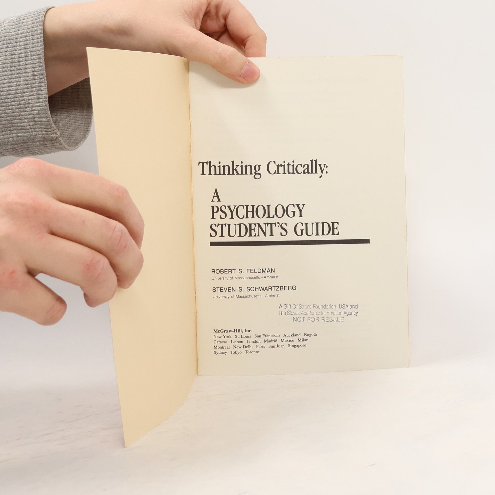 Robert Feldman Thinking Critically