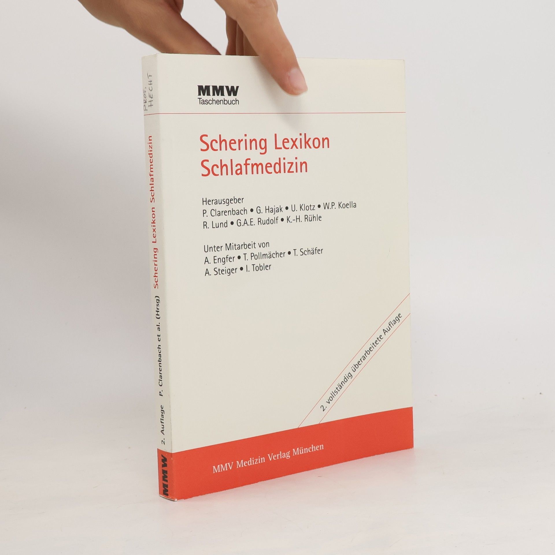 MMW Taschenbuch: Schering-Lexikon Schlafmedizin - 2. vollständig überarbeitete Auflage