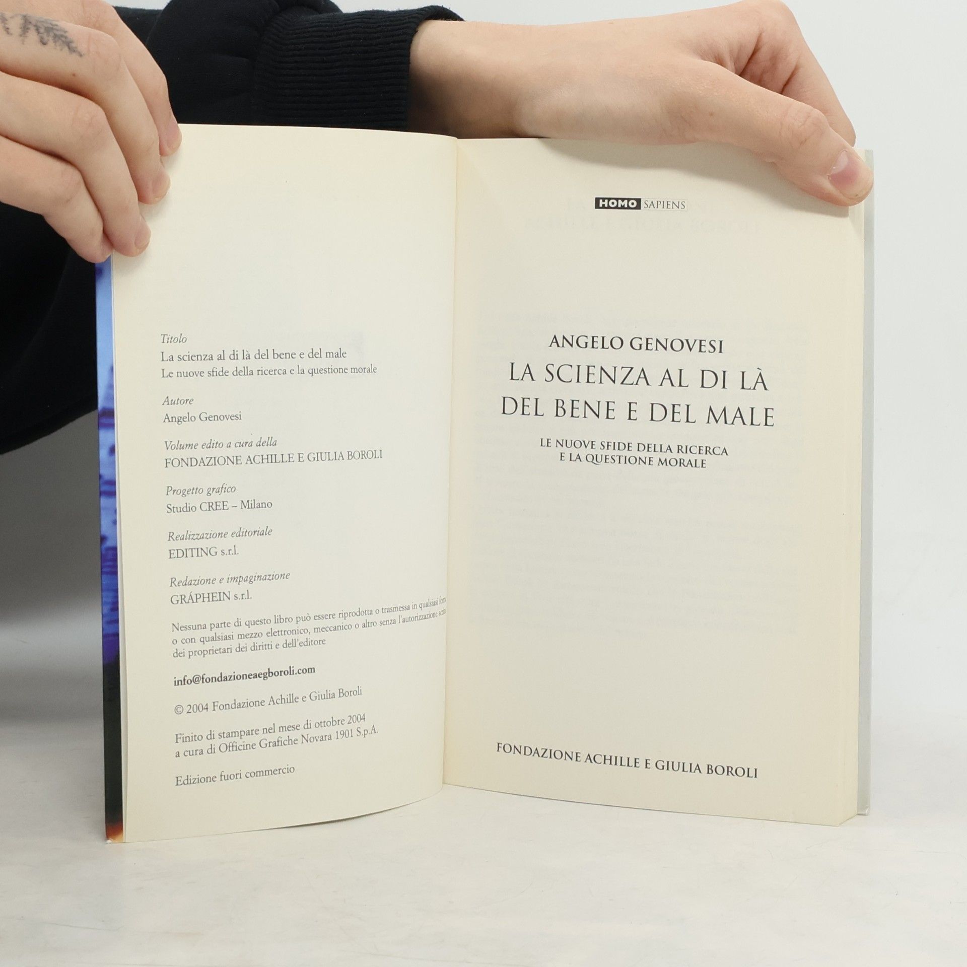 Angelo Genovesi La scienza al di là del bene e del male