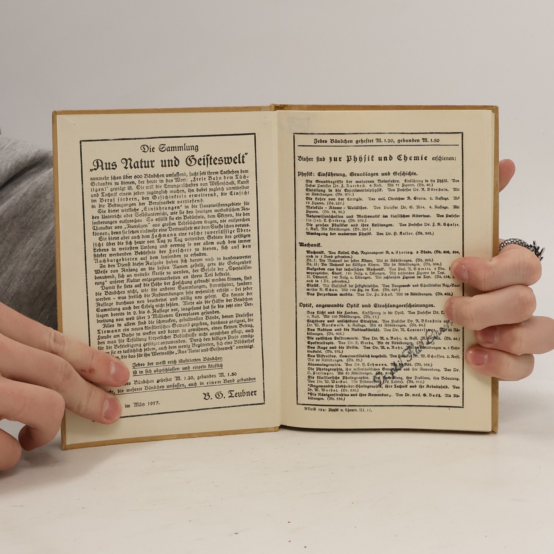 B. Bavink Einführung in die allgemeine Chemie