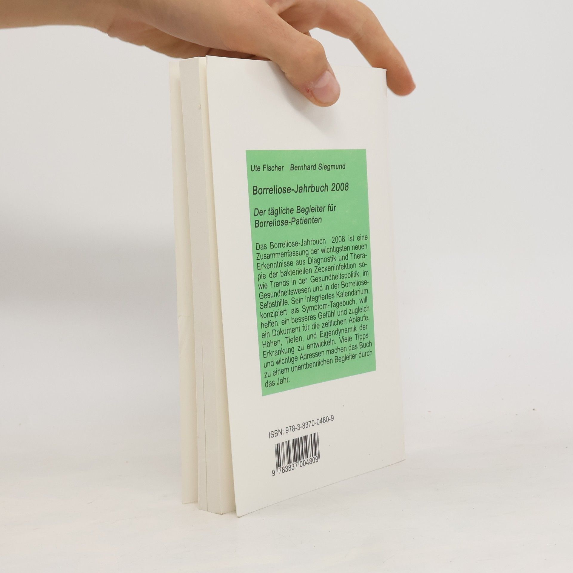 Ute Fischer Borreliose Jahrbuch 2008