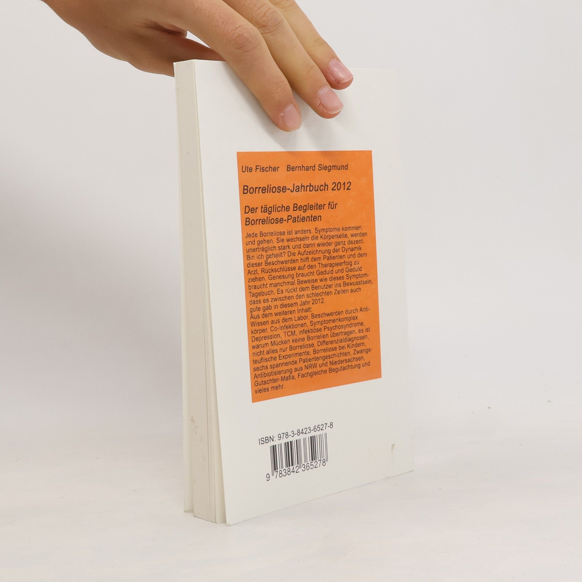 Bernhard Siegmund Borreliose Jahrbuch 2012