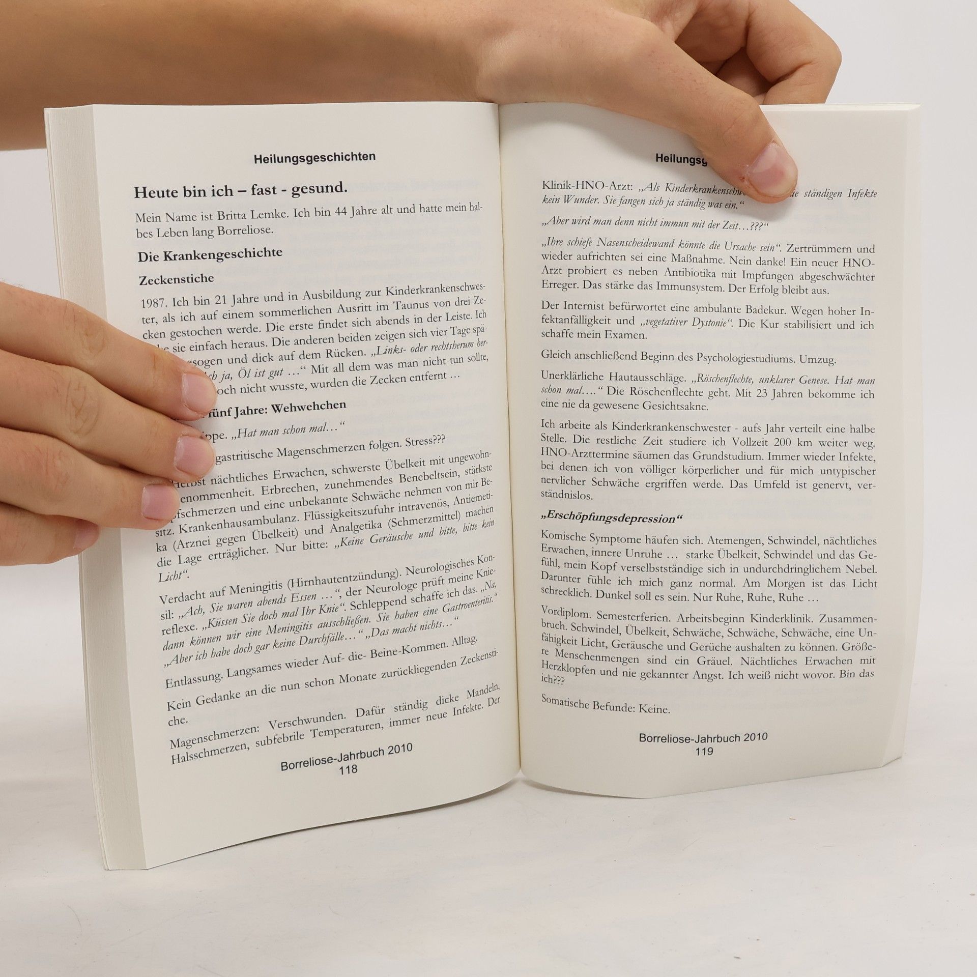 Ute Fischer Borreliose Jahrbuch 2010