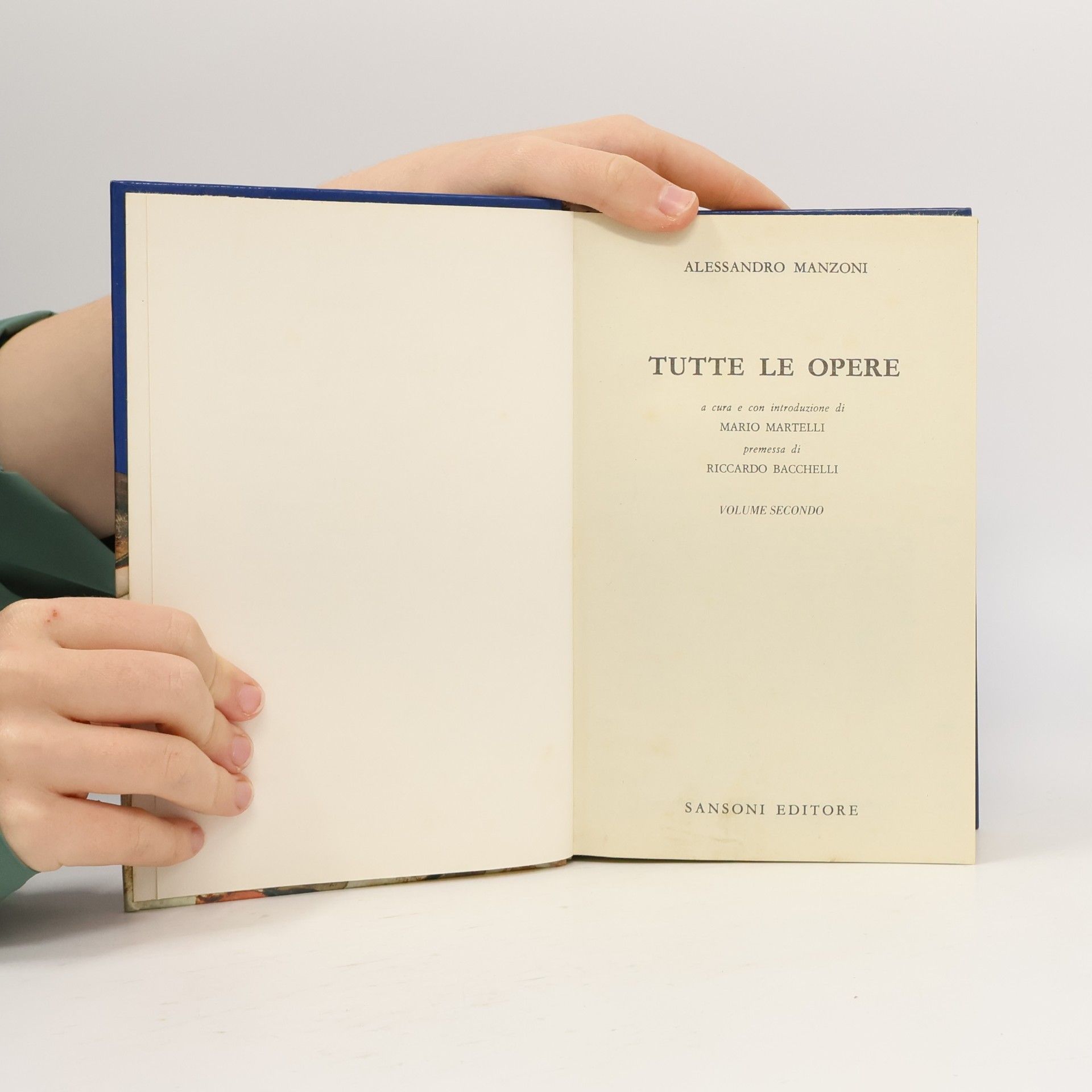 Alessandro Manzoni Tutte le opere secondo
