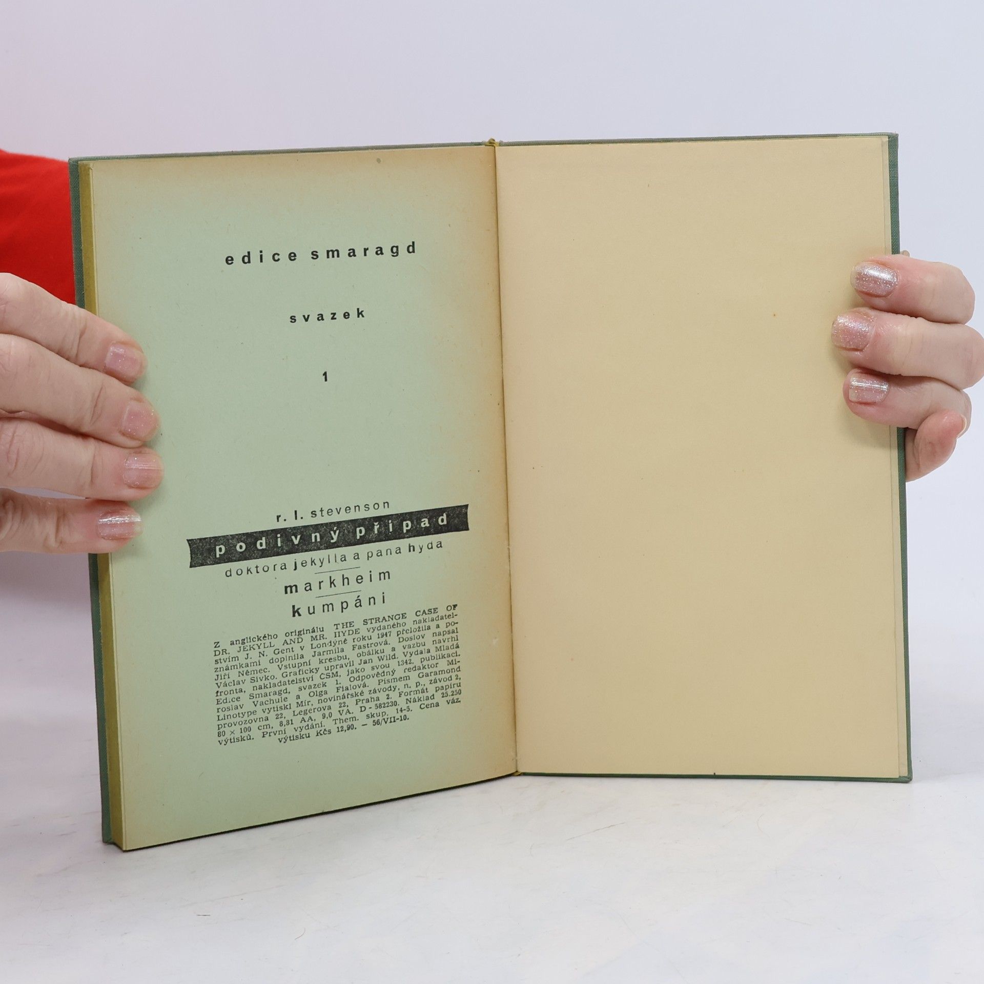 R. L. Stevenson Podivný případ Dr. Jekylla a pana Hyda