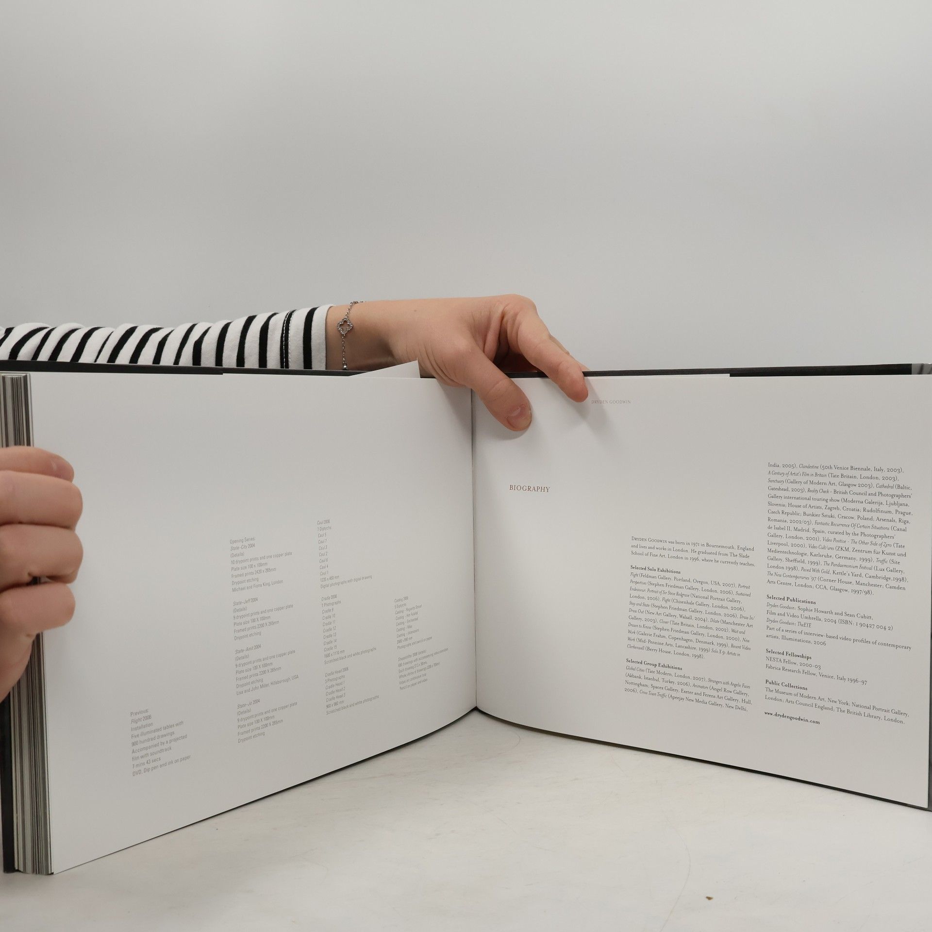 Dryden Goodwin Photoworks / Studio: Cast