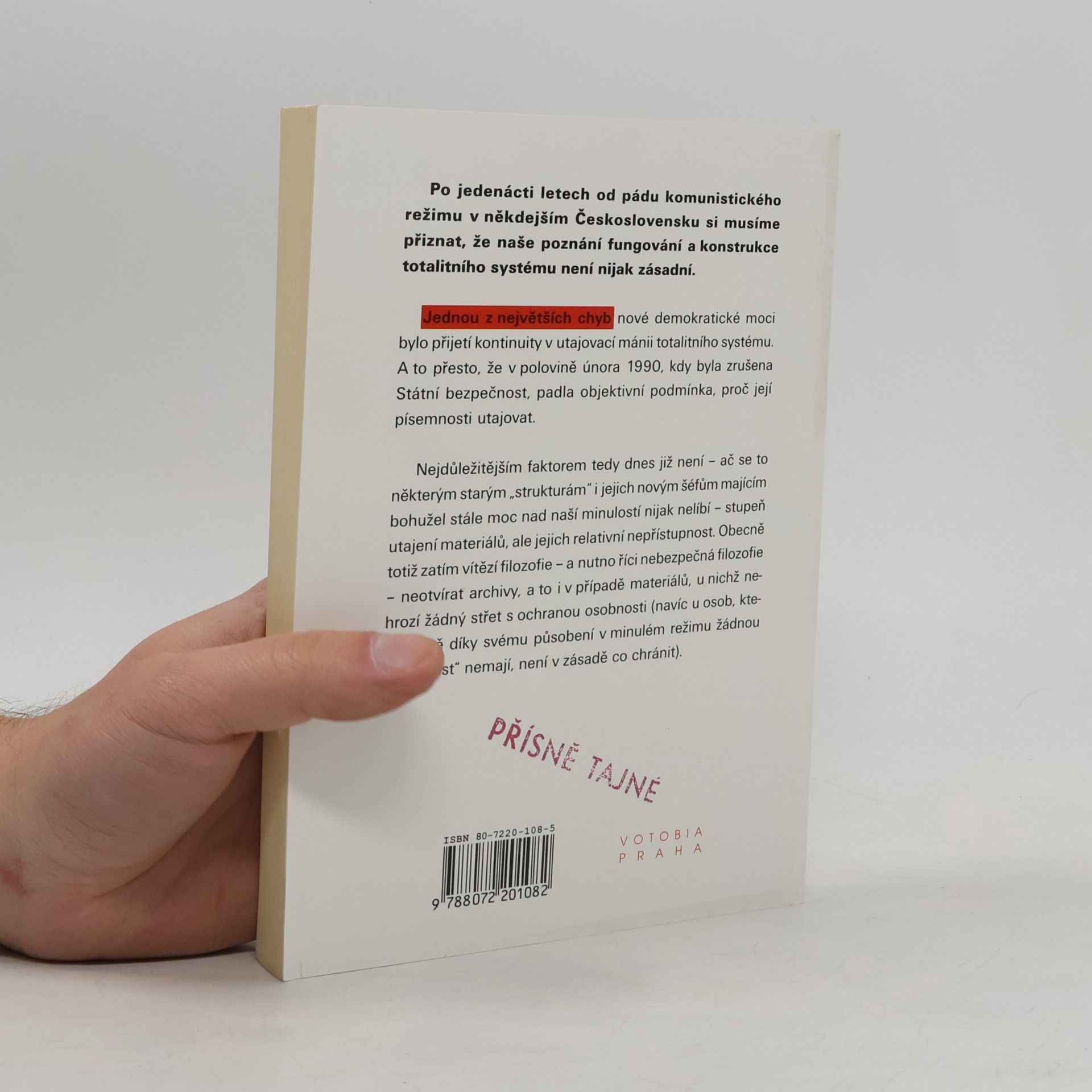 Pavel Žáček Přísně tajné - odhalená fakta o činnosti StB