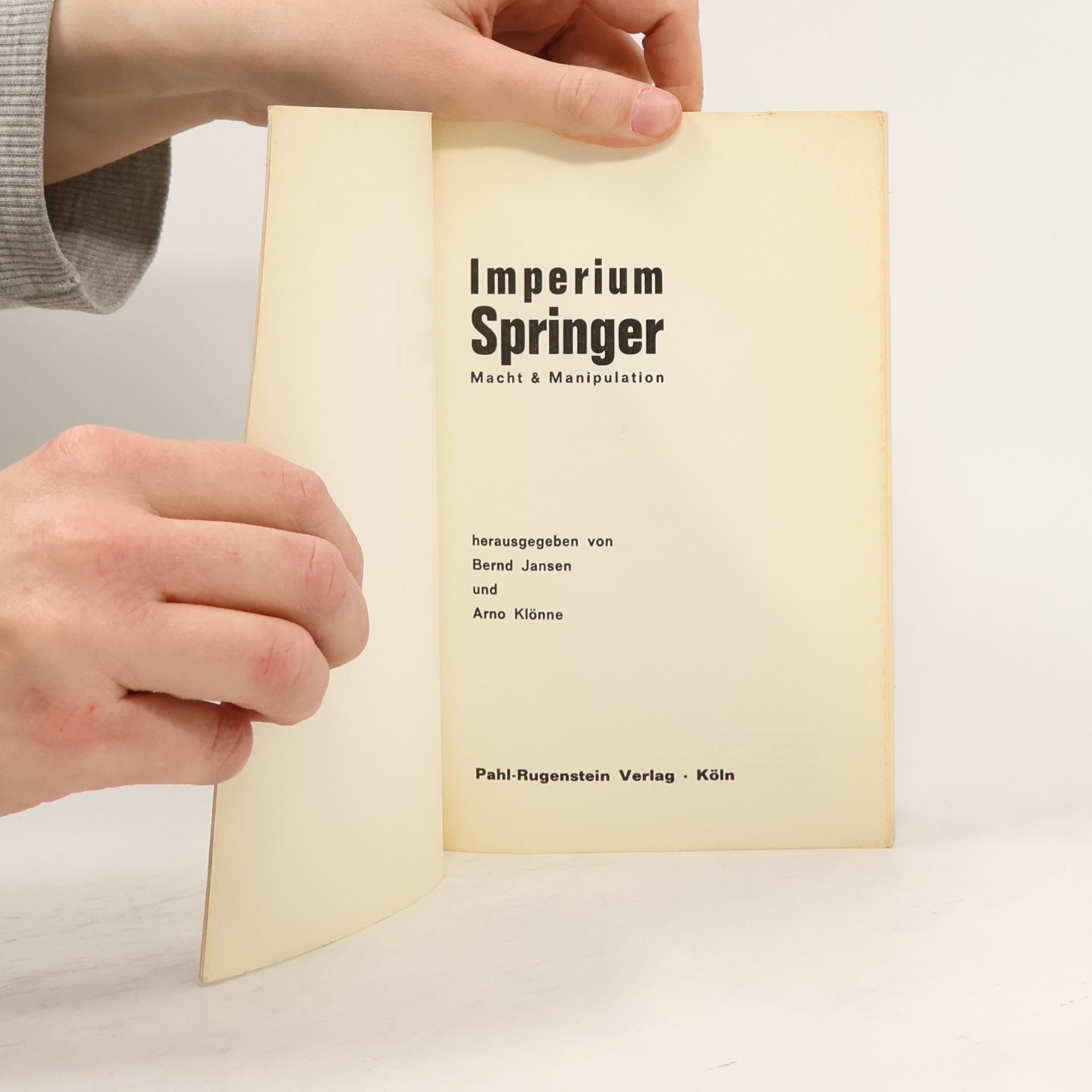 Bernd Jansen Imperium Springer
