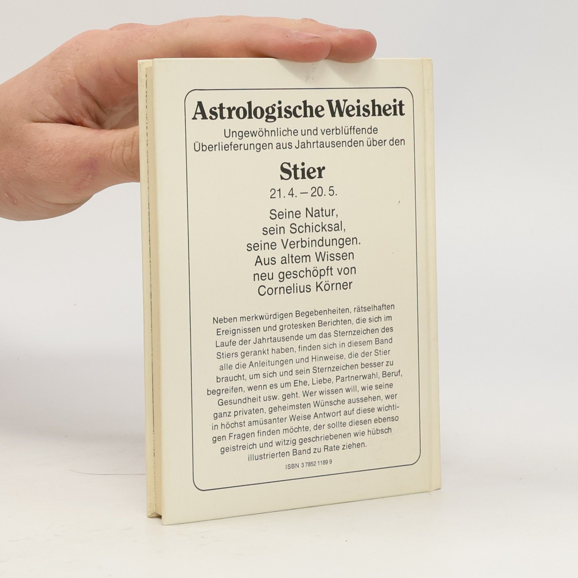 Cornelius Körner Astrologische Weisheit