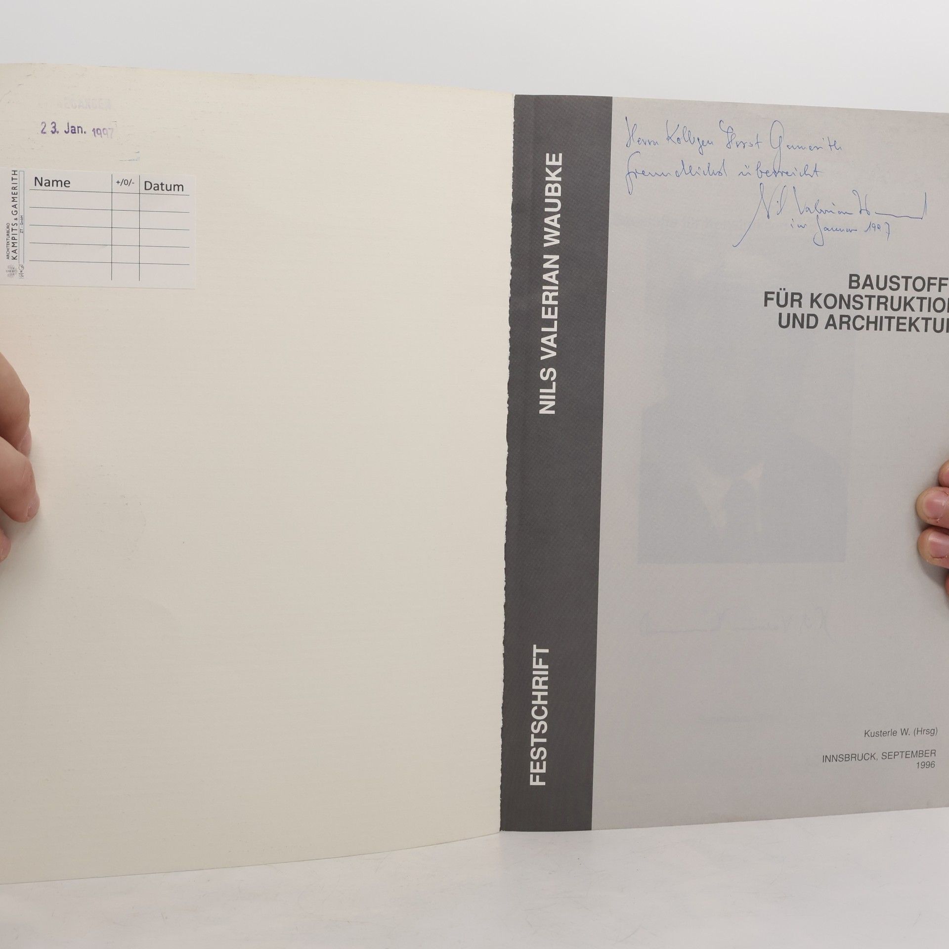 Various authors Baustoffe für Konstruktion und Architektur