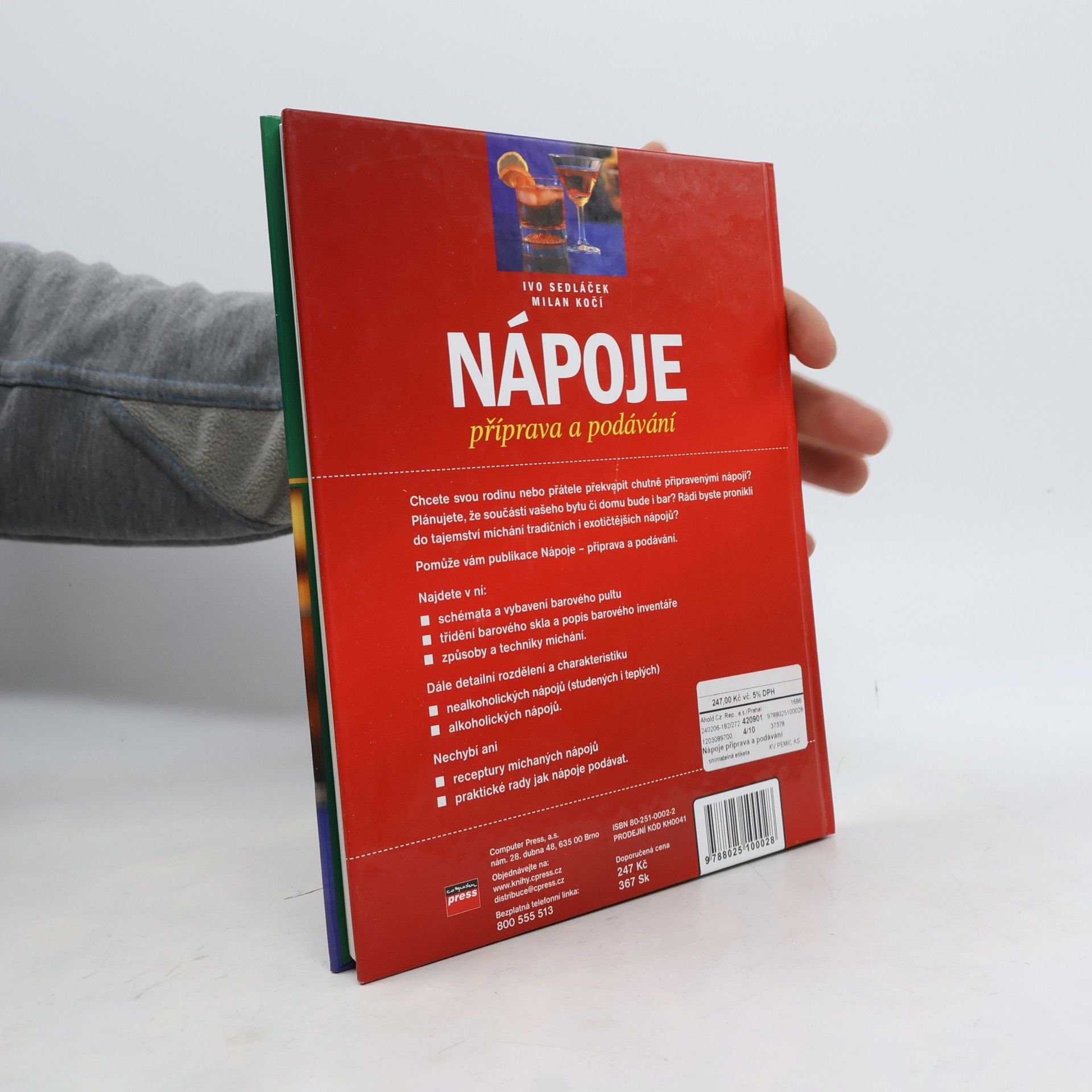 Ivo Sedláček Nápoje - příprava a podávání