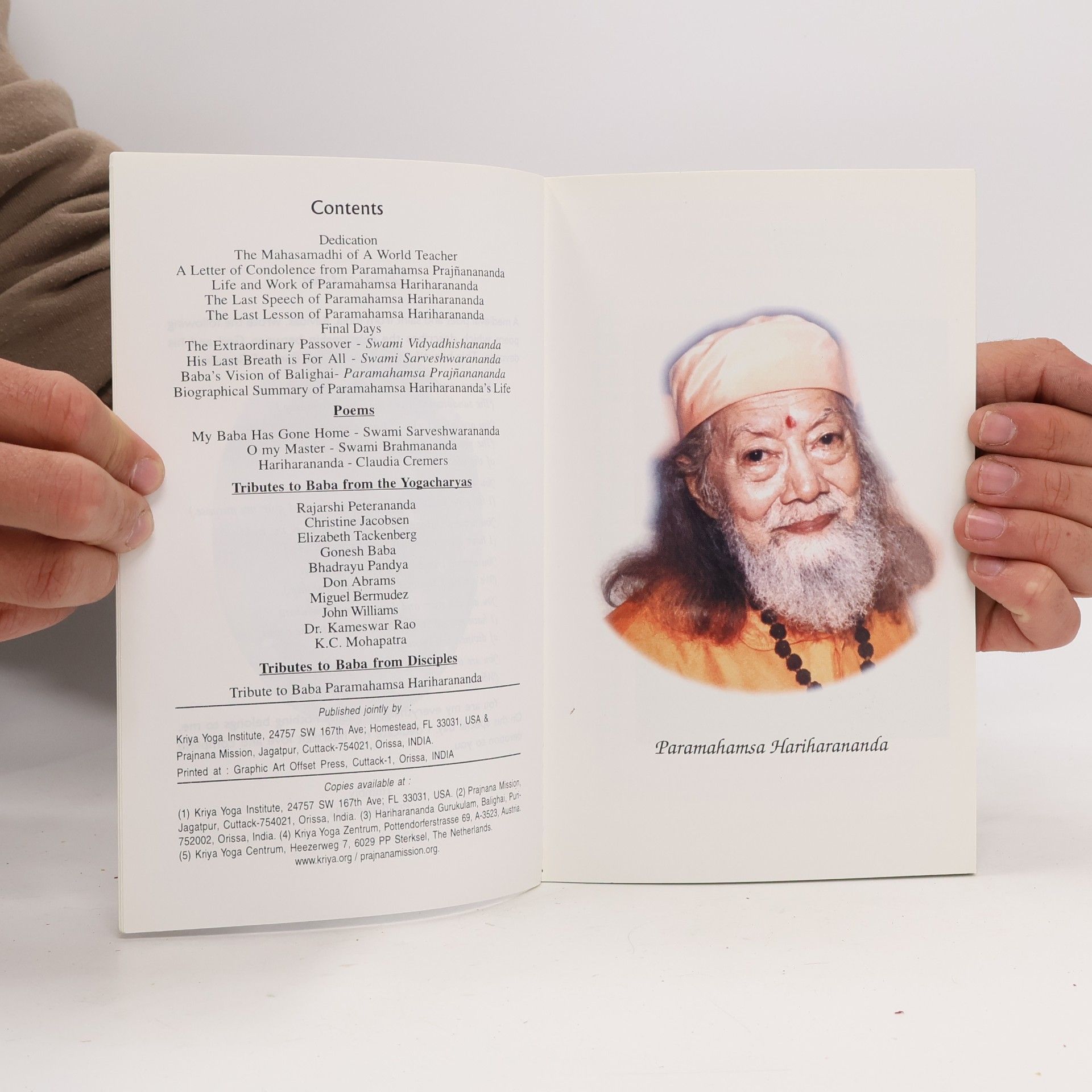 Paramahamsa Hariharananda Paramahamsa Hariharananda In Memoriam
