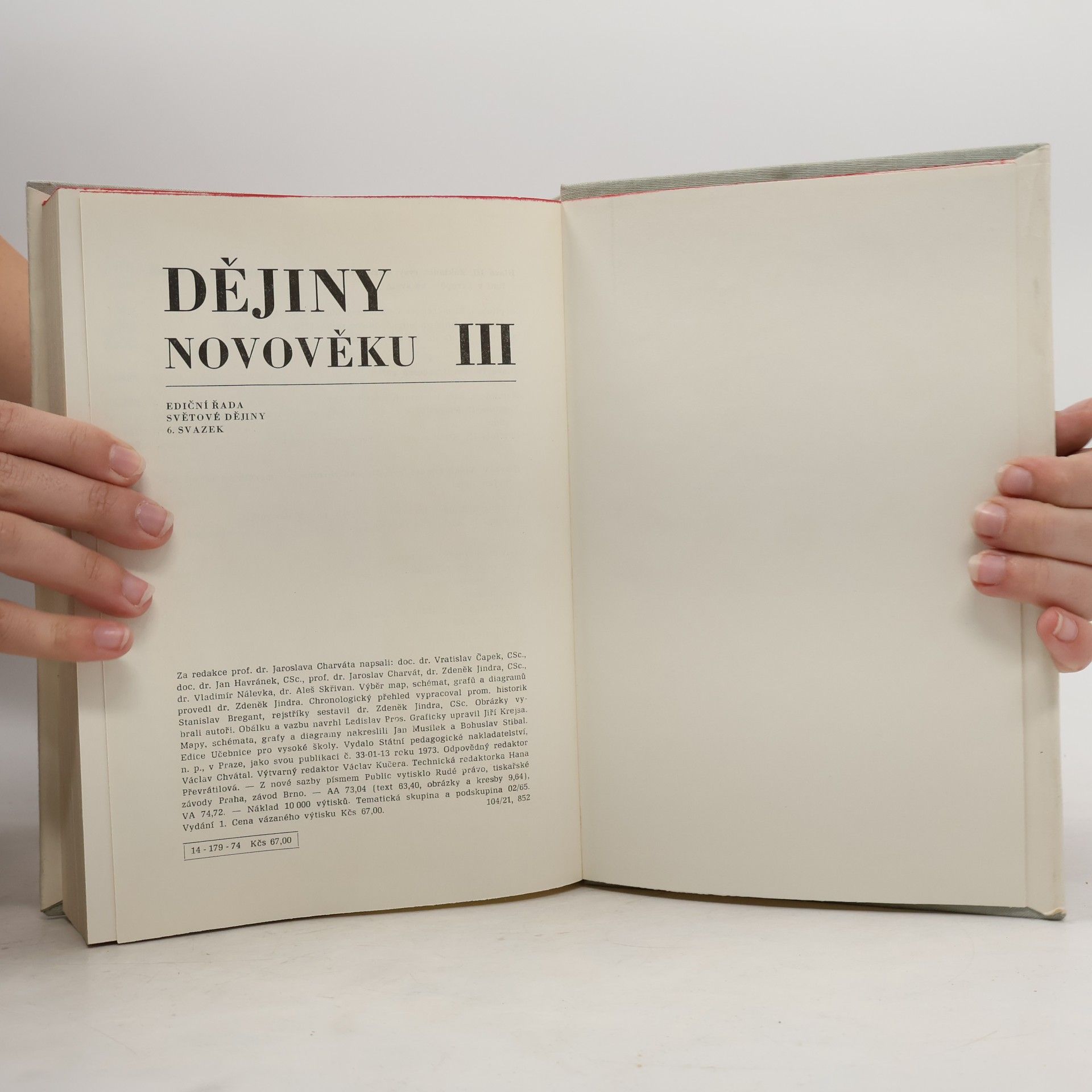 Collectif d'auteurs Dějiny novověku III.