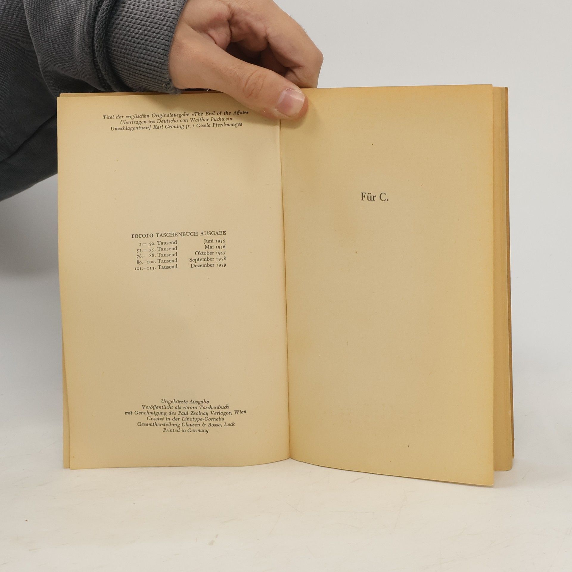 Graham Greene Das Ende einer Affäre