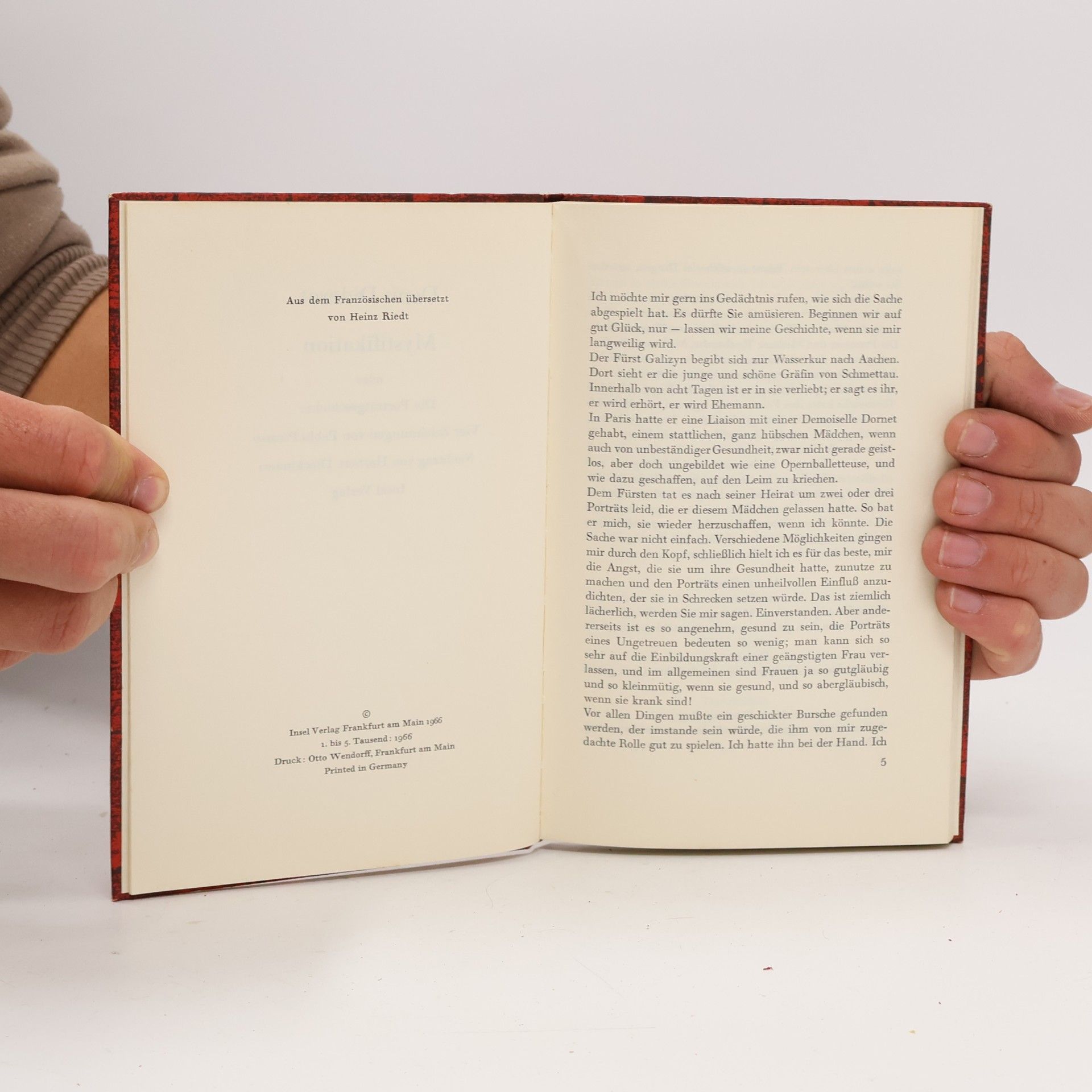 Denis Diderot Mystifikation