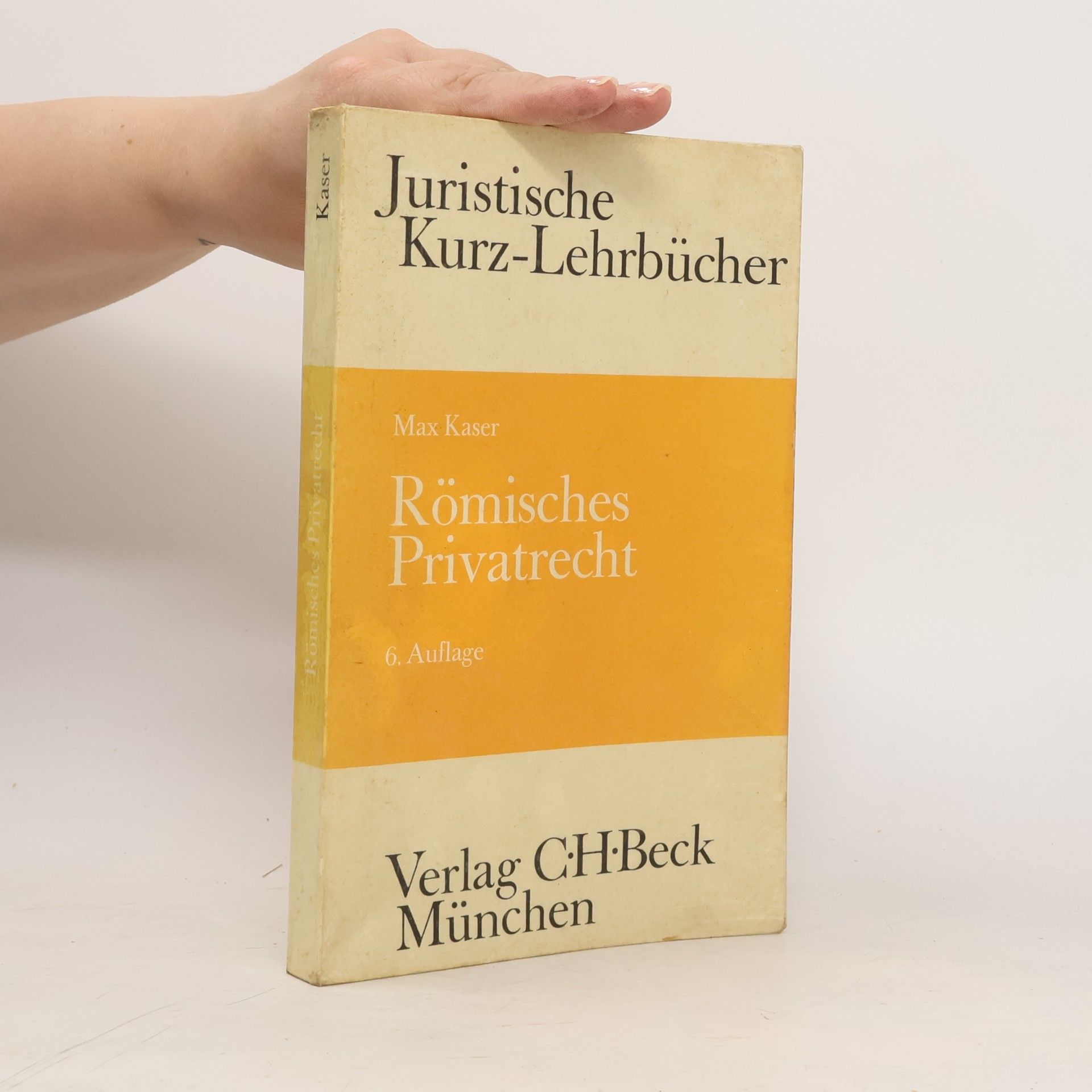 Max Kaser Römisches Privatrecht