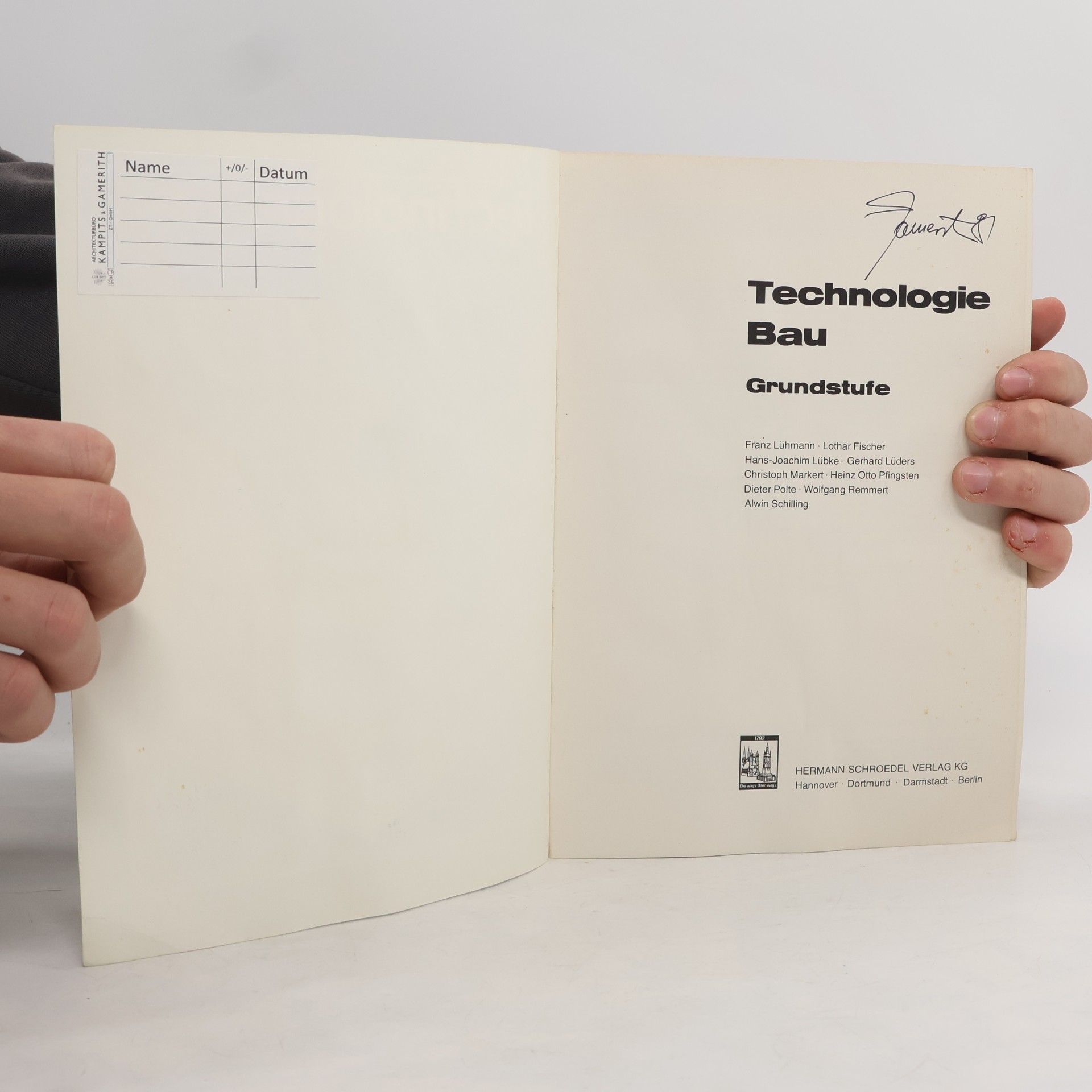 Autorenkollektiv Technologie Bau 2