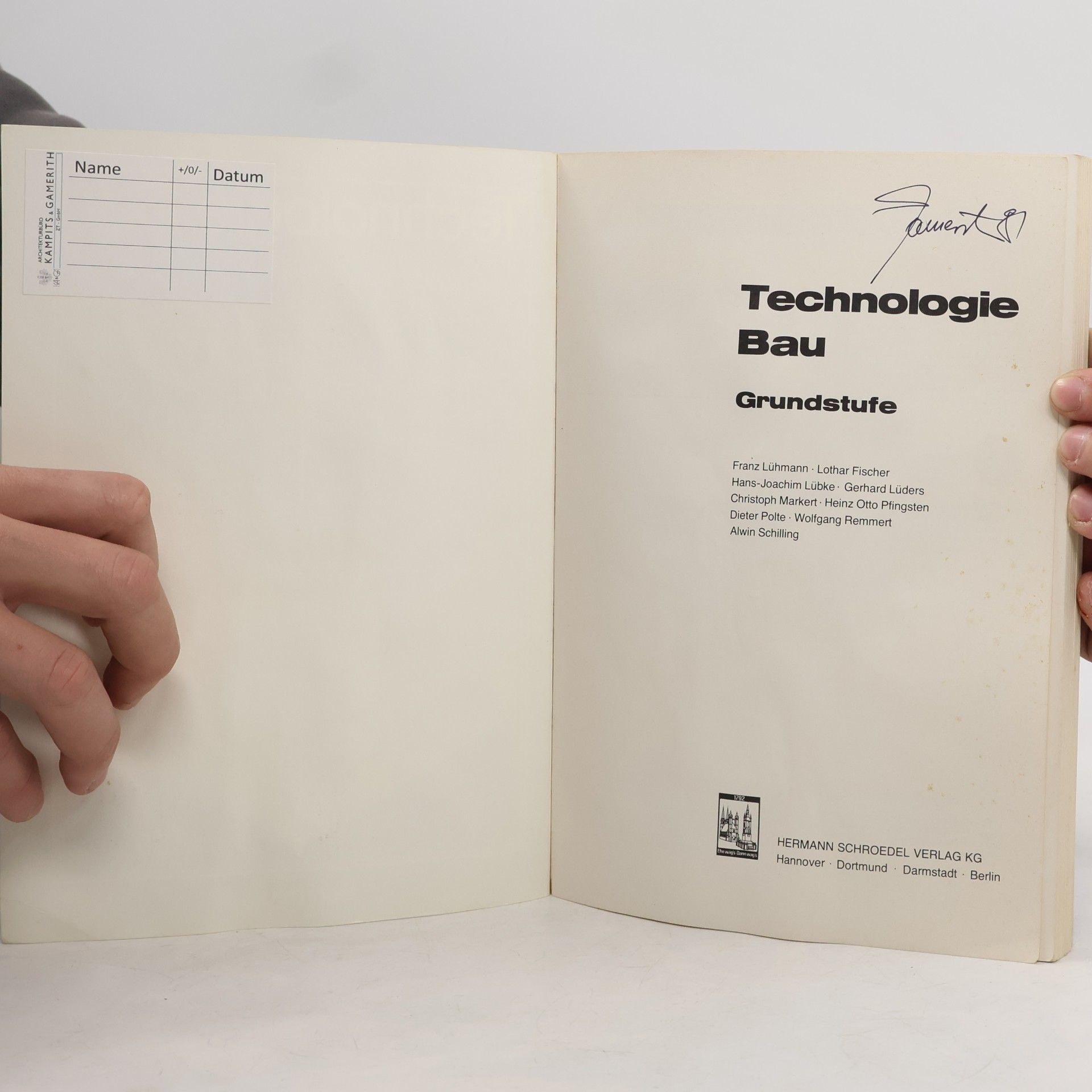 Autorenkollektiv Technologie Bau 2