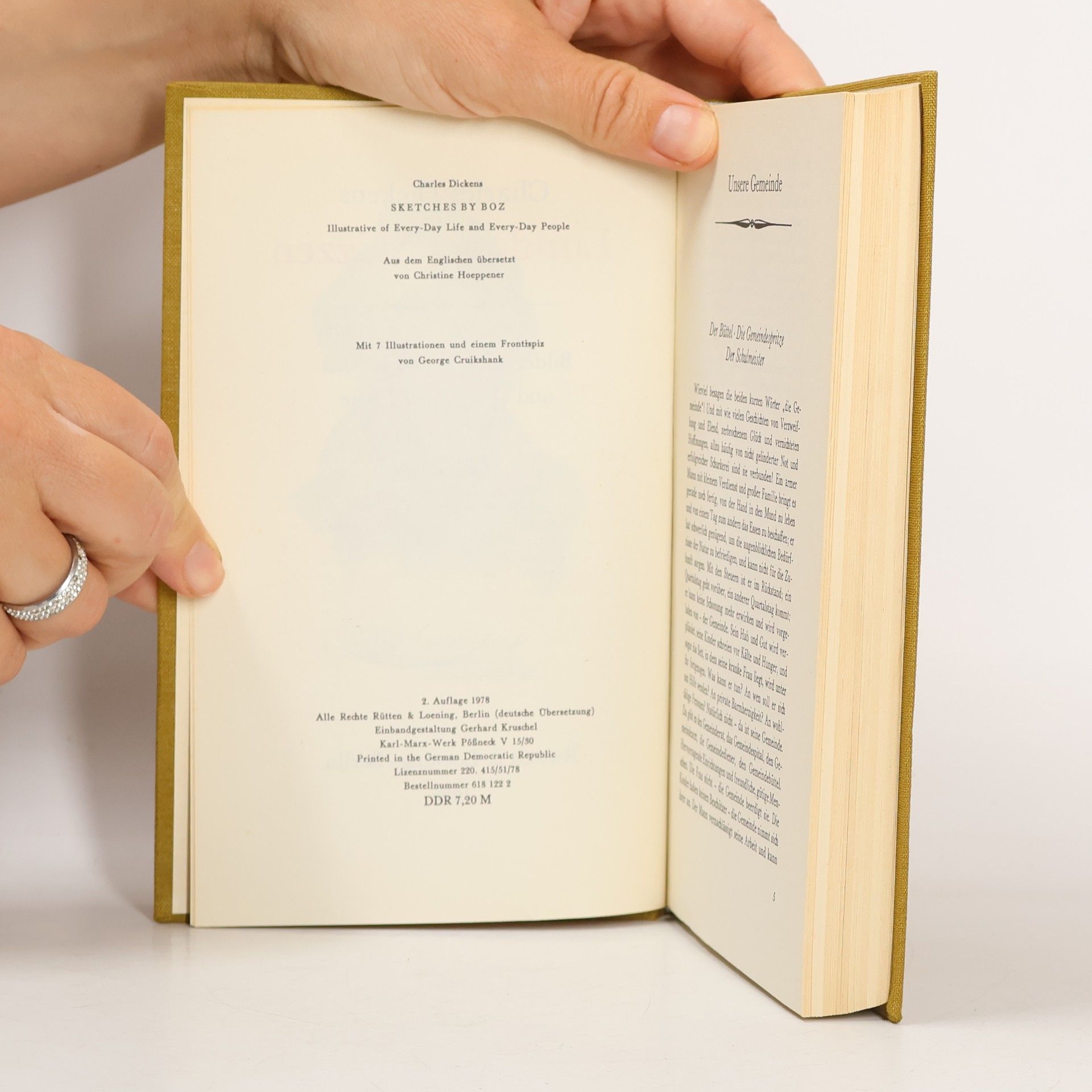 Charles Dickens Londoner Skizzen