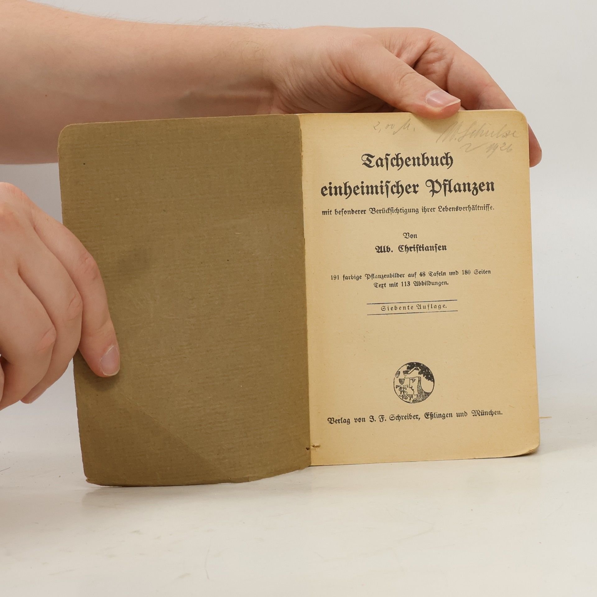Albert Christiansen Taschenbuch einheimischer Pflanzen