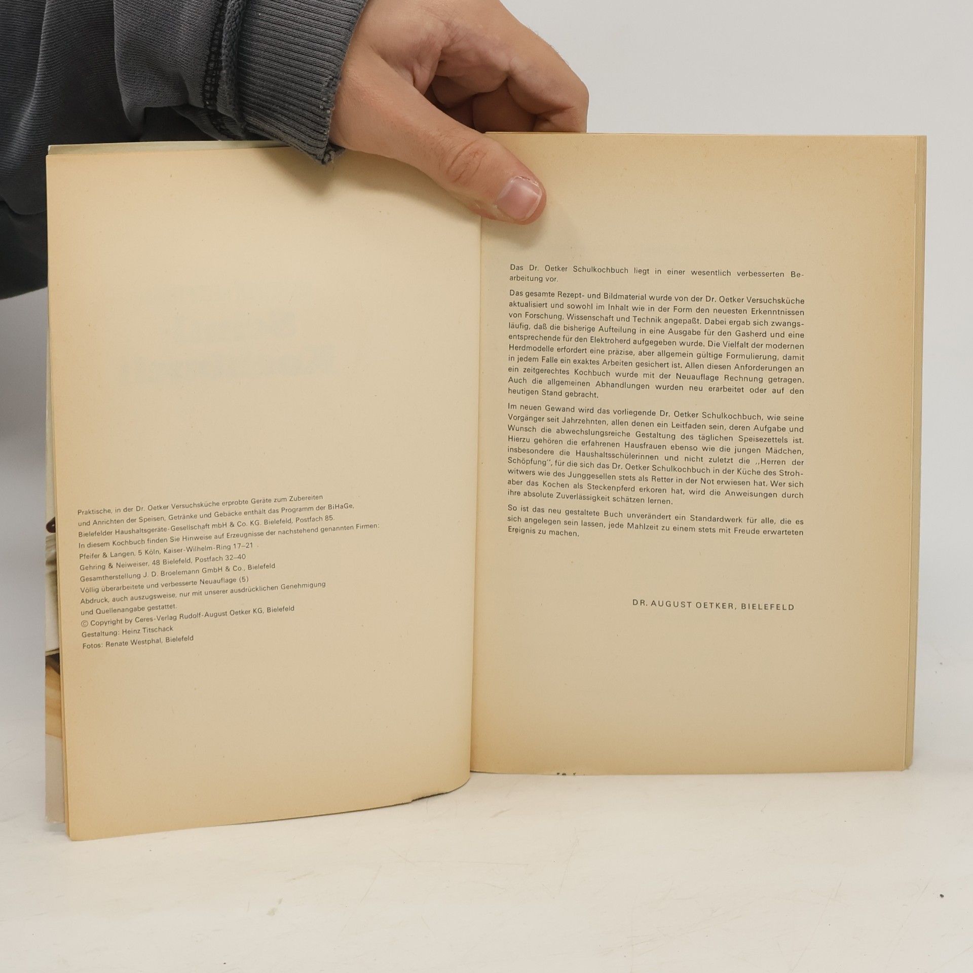 Renate Westphal Schul-Kochbuch