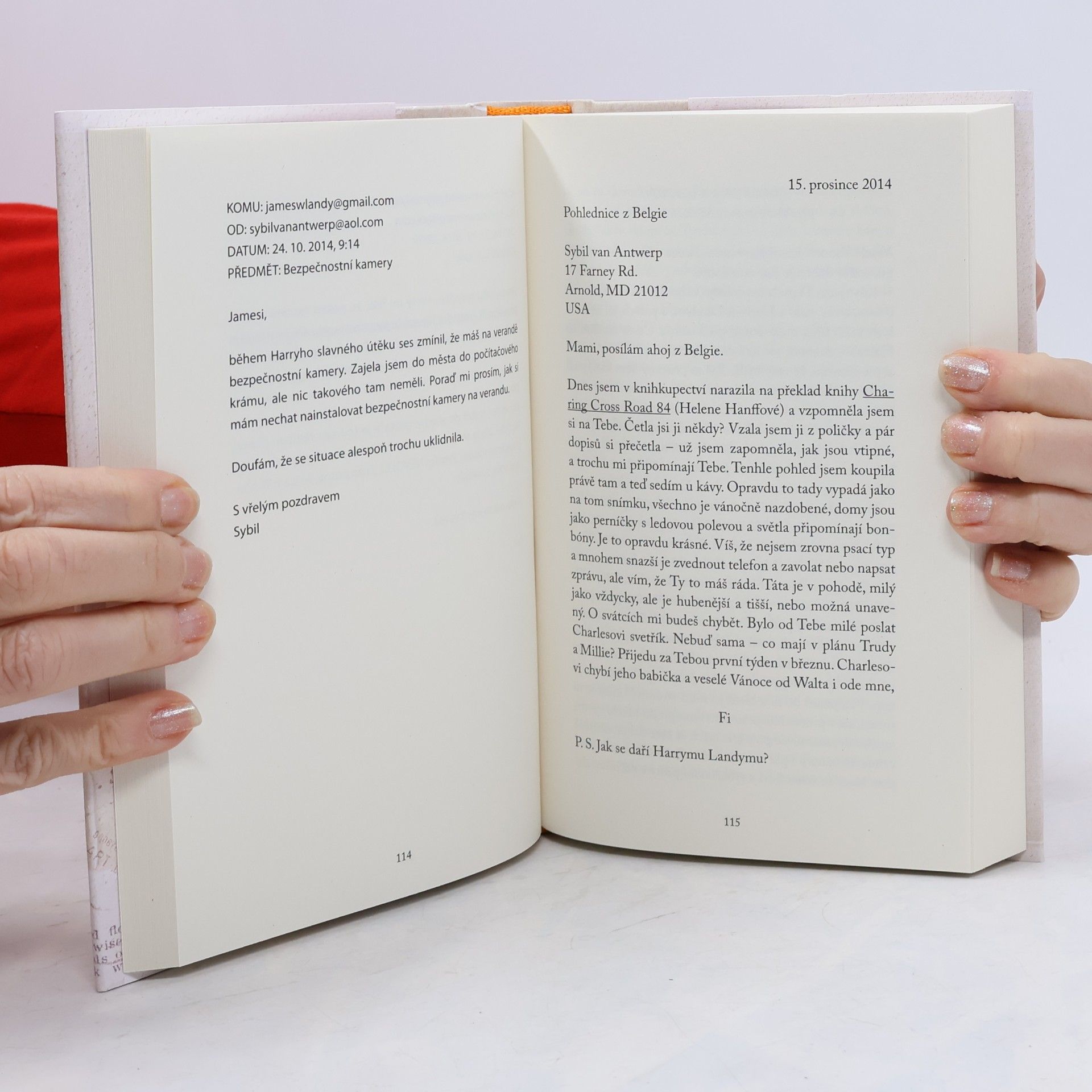 Virginia Evans Dopisy od Sybil