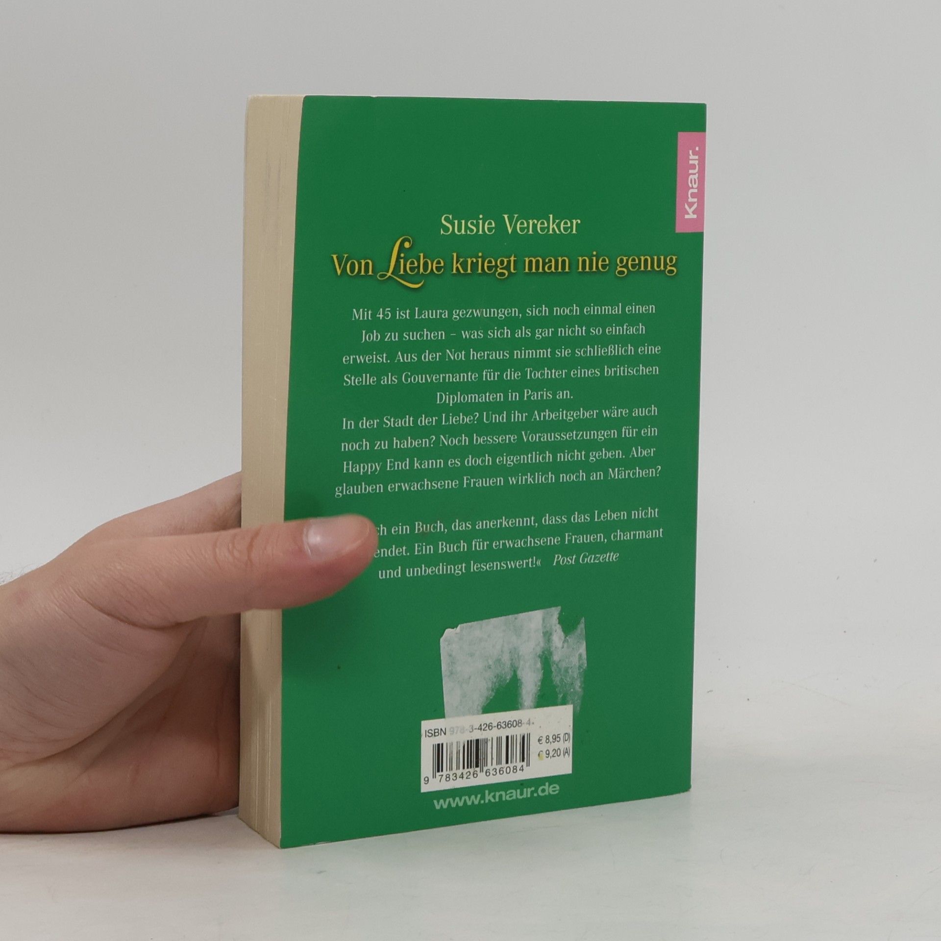 Susie Vereker Von Liebe kriegt man nie genug