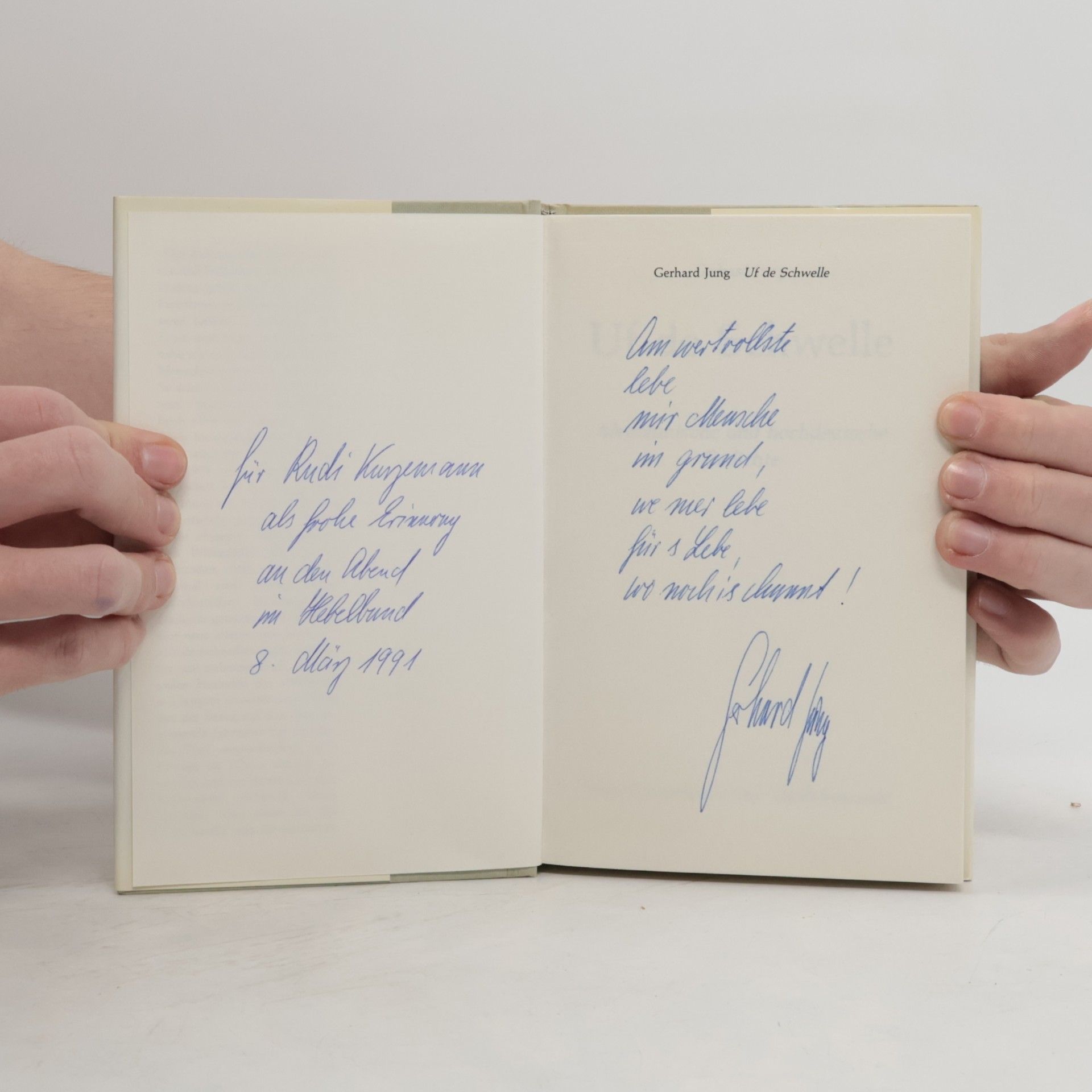 Gerhard Jung Uf de Schwelle
