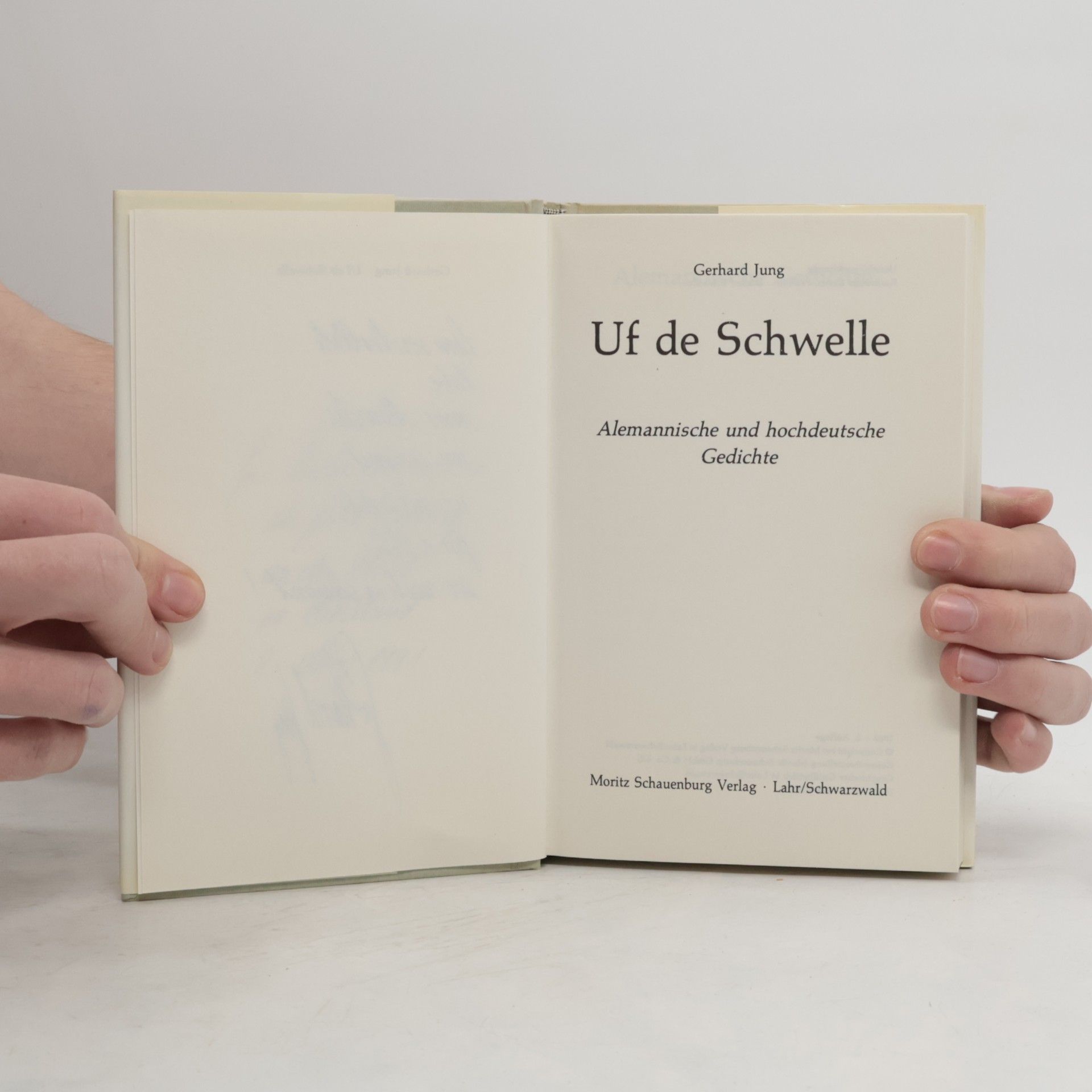 Gerhard Jung Uf de Schwelle
