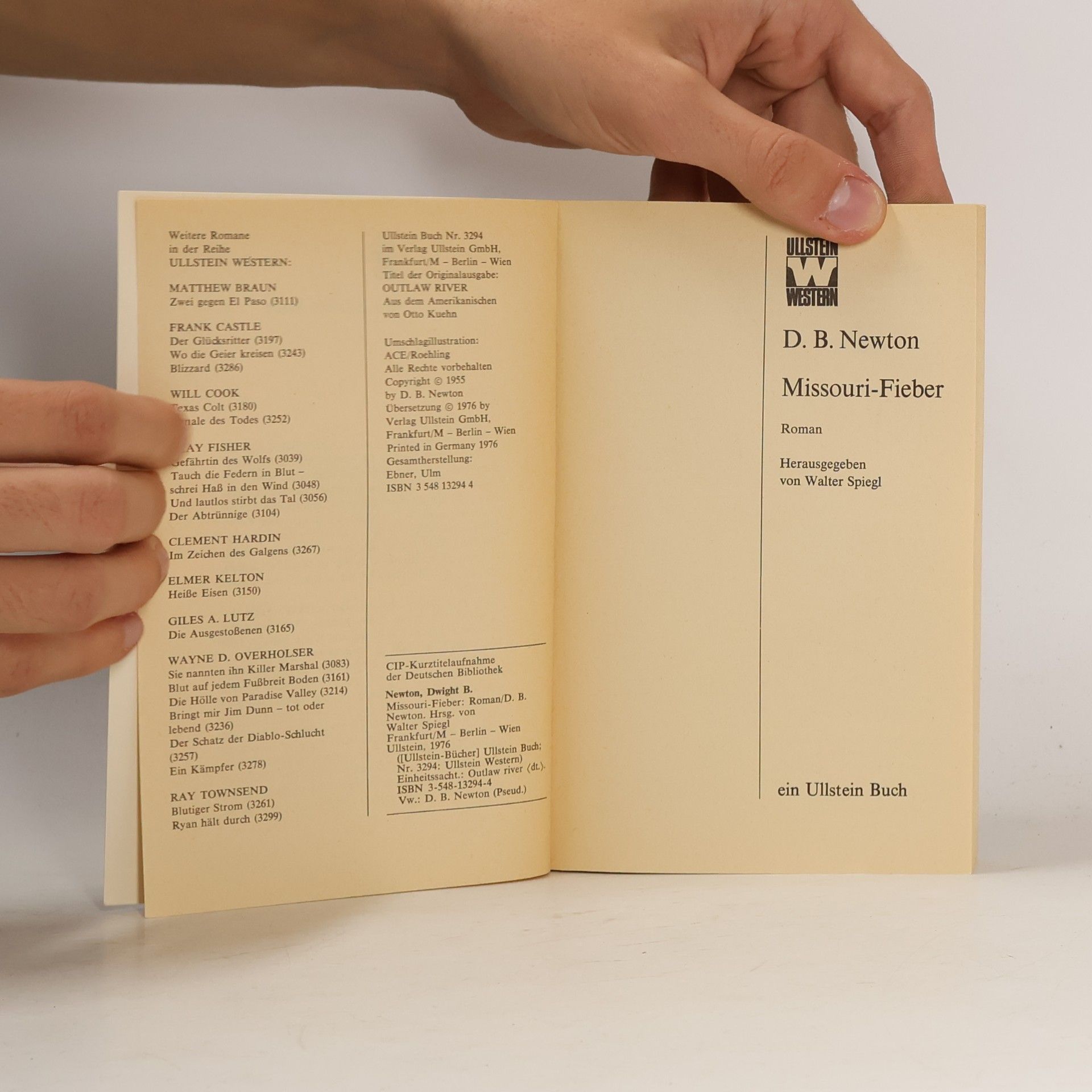 D. B. Newton Ullstein Western - 3294: Missouri-Fieber