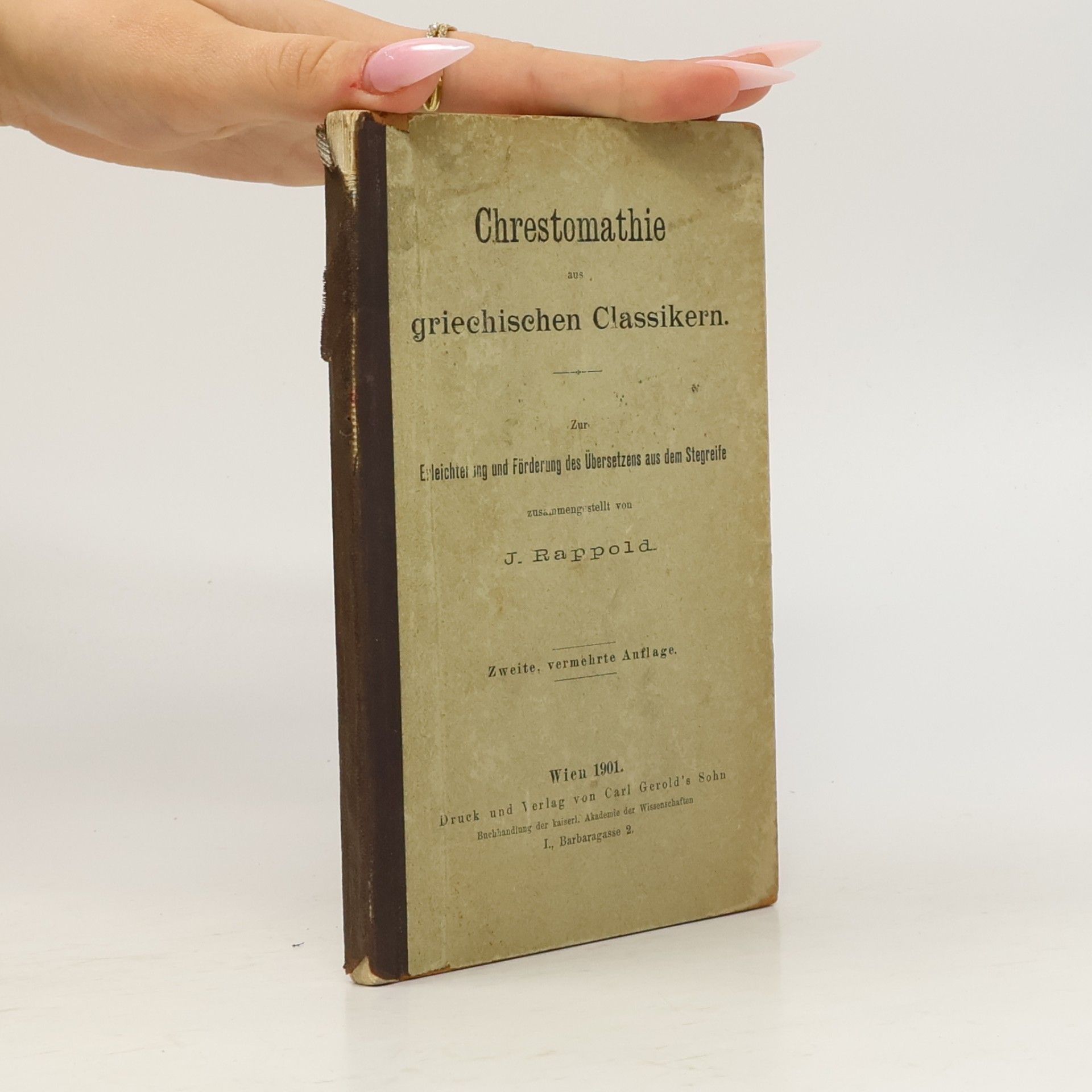 Chrestomathie aus lateinischen Classikern