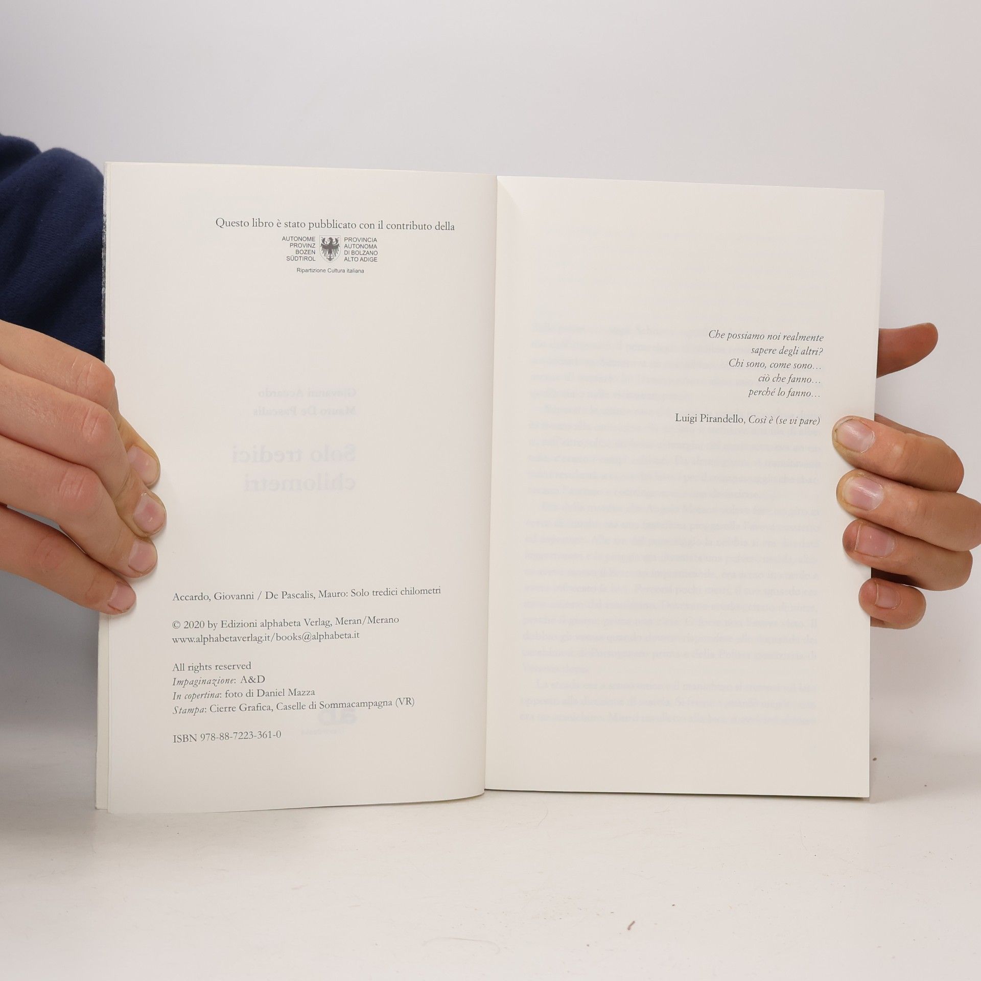 Giovanni Accardo Travenbooks: Solo tredici chilometri