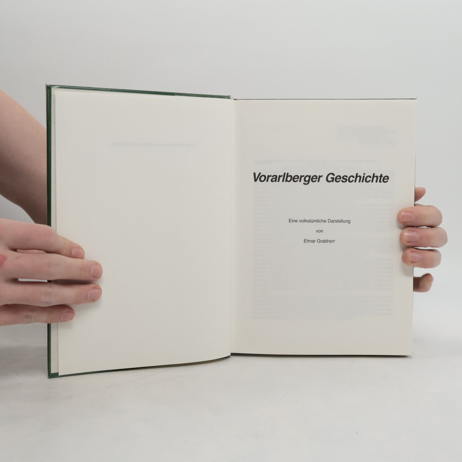 Elmar Grabherr Vorarlberger Geschichte