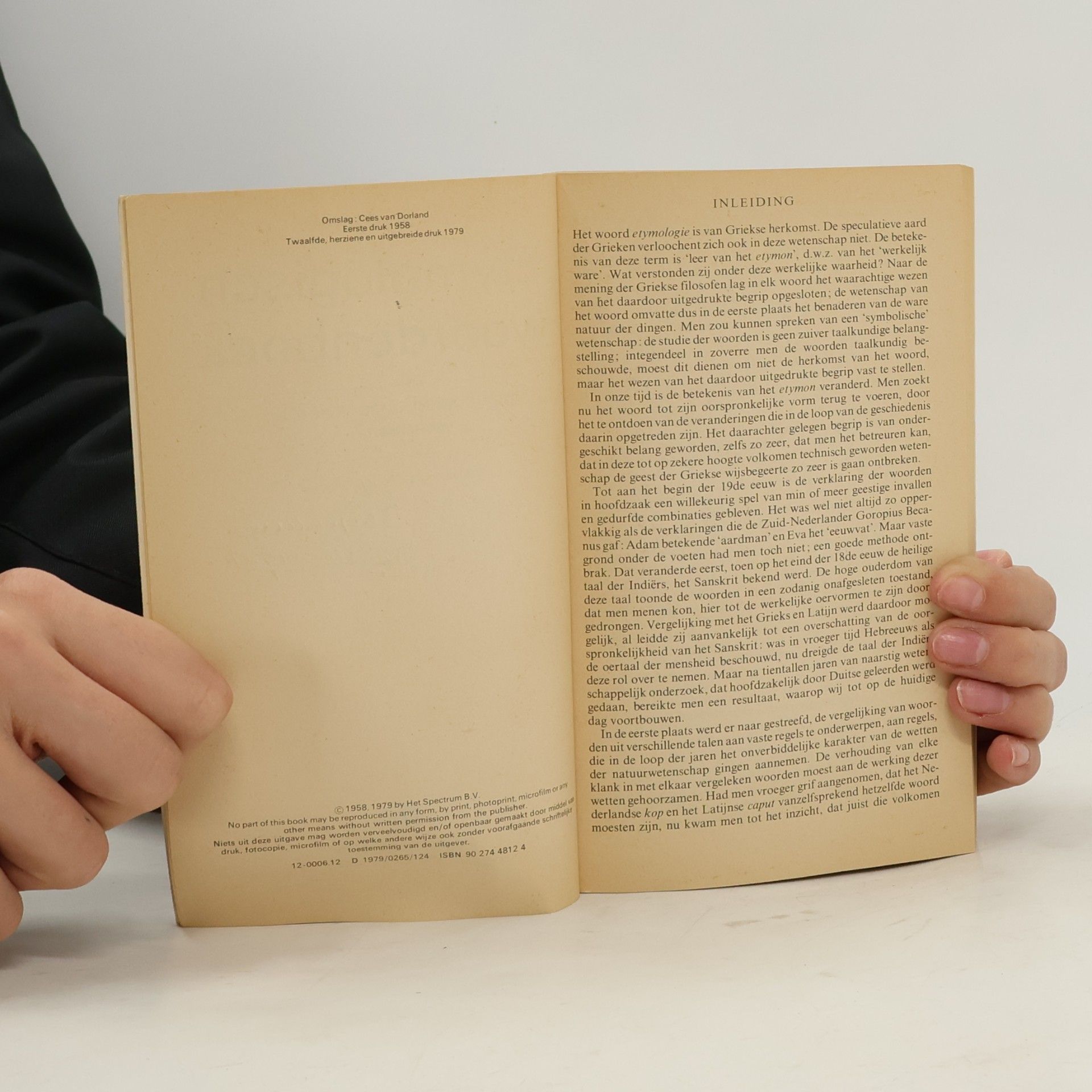 Jan de Vries PrismaHandwoordenboek - 6: Etymologisch woordenboek
