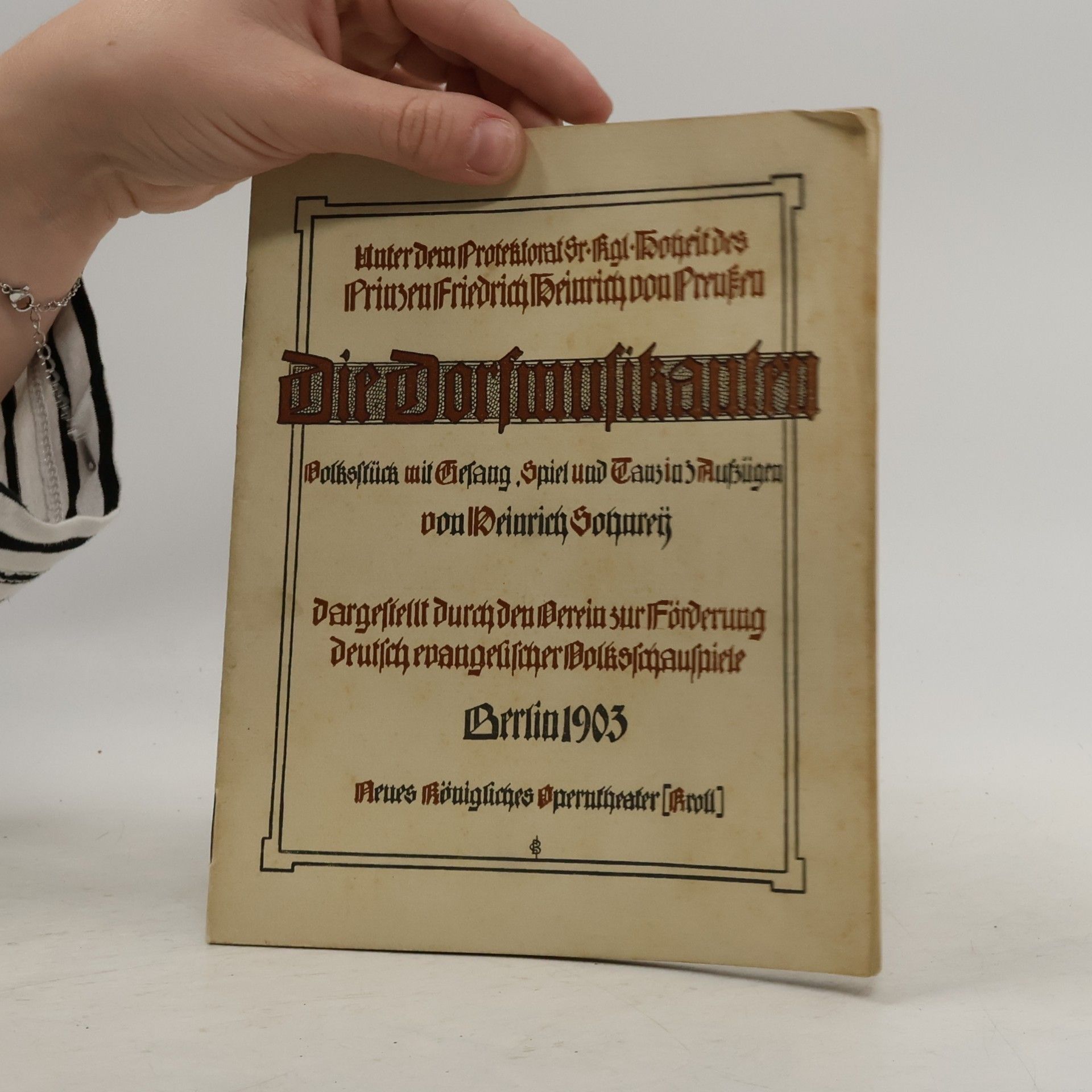 Heinrich Sohnrey Die Dorfmusikanten