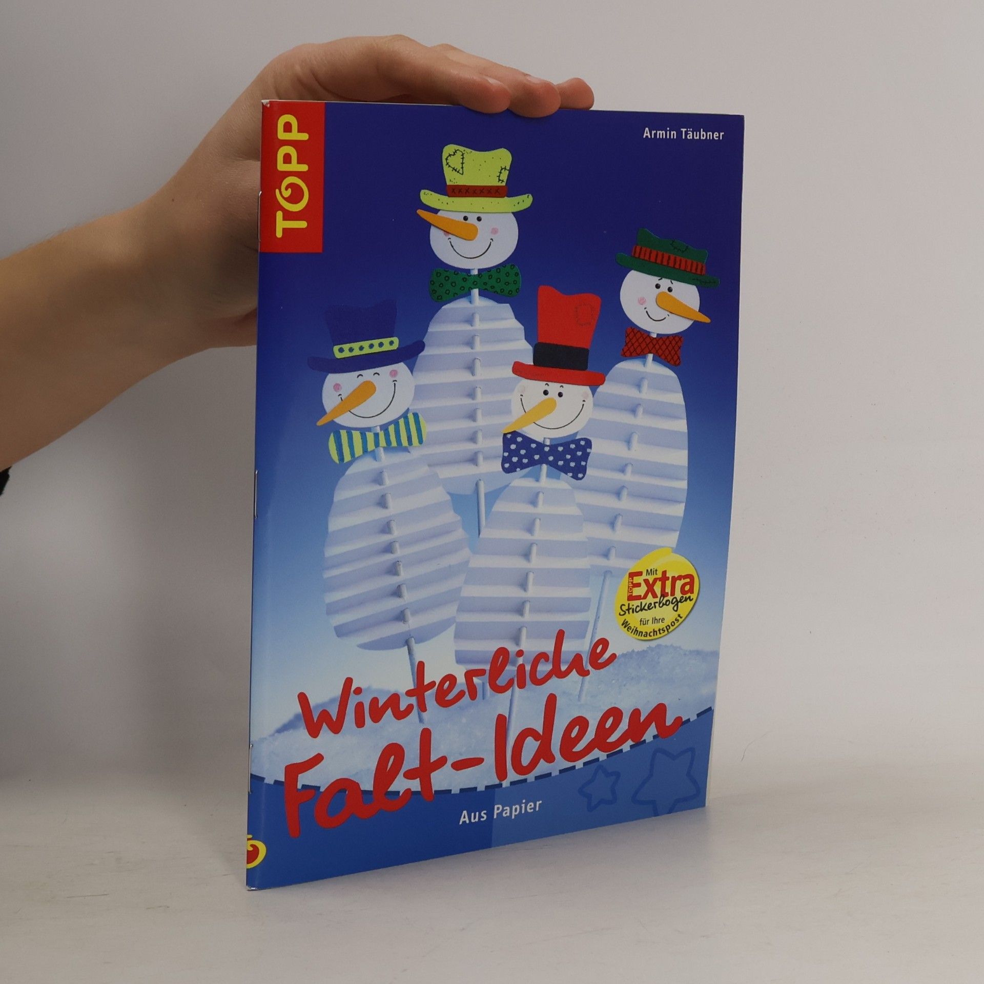 Armin Täubner Winterliche Falt-Ideen aus Papier: Mit Topp-Extra-Stickerbogen für Ihre Weihnachtspost